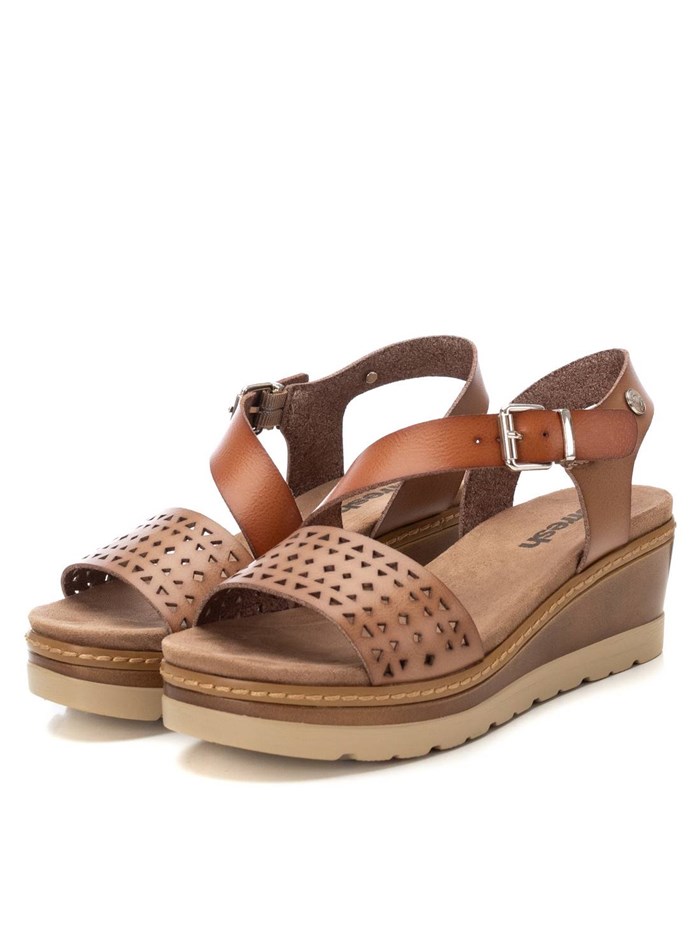 SANDALI CON ZEPPA 172846 TAUPE