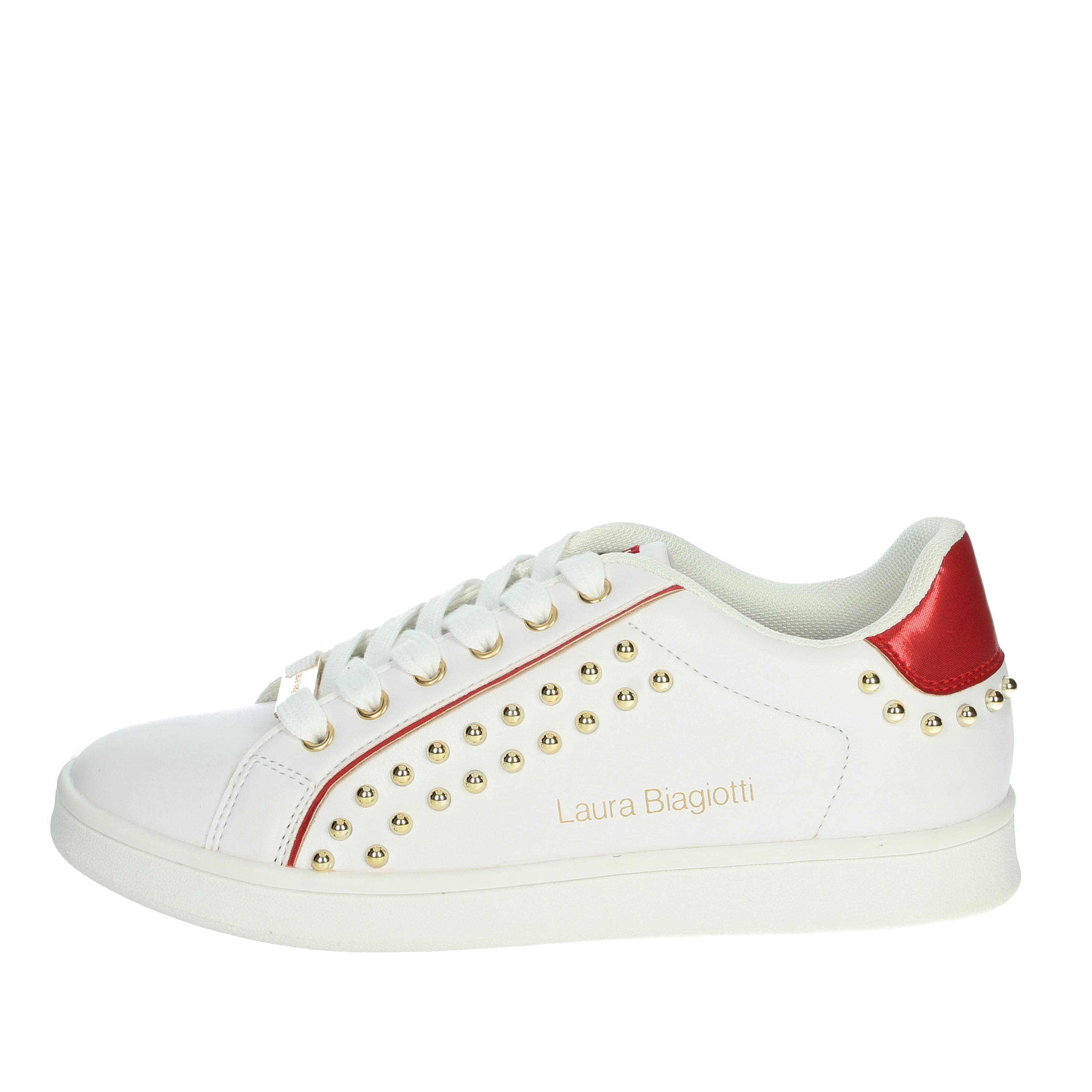 SNEAKERS BASSA CAMP.106 BIANCO/ROSSO