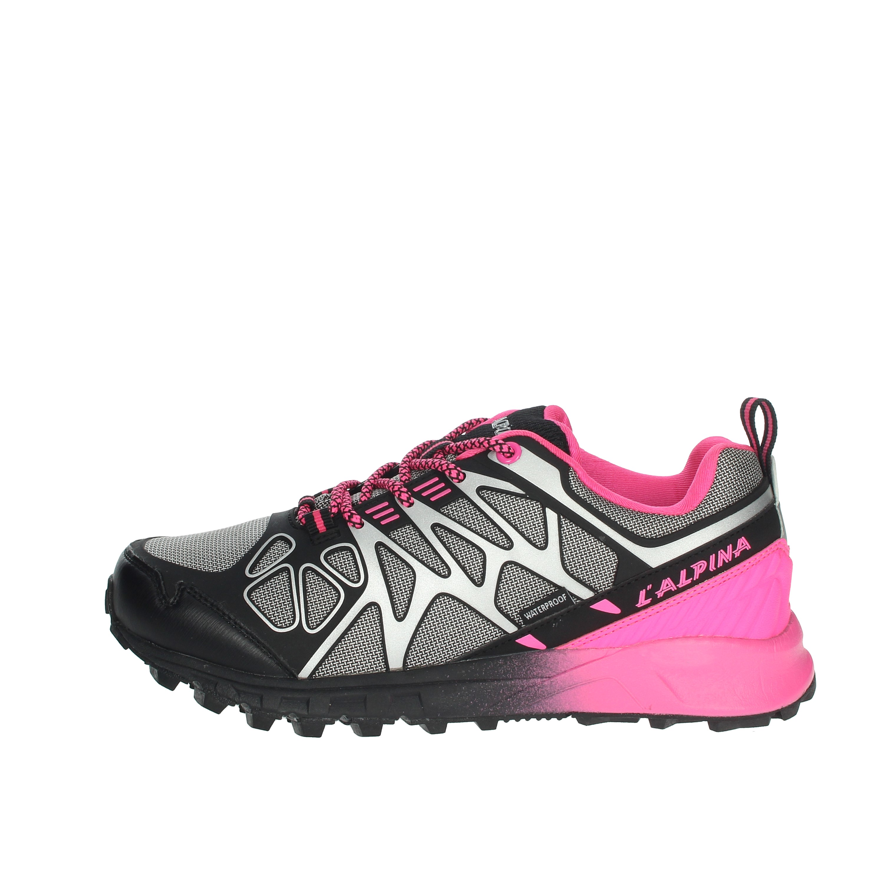 SNEAKERS BASSA AL101 NERO/FUXIA