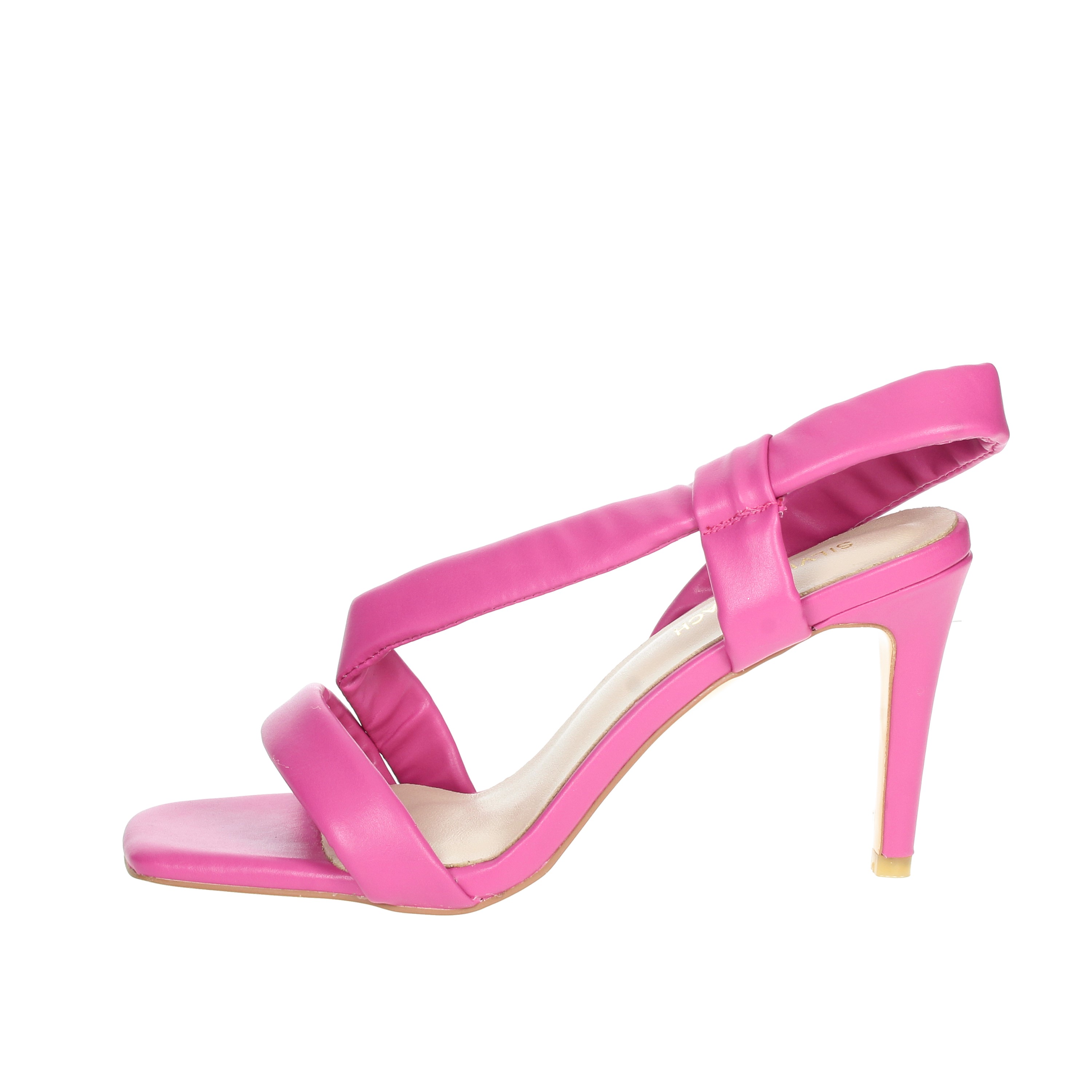 Sandali con outlet tacco fucsia