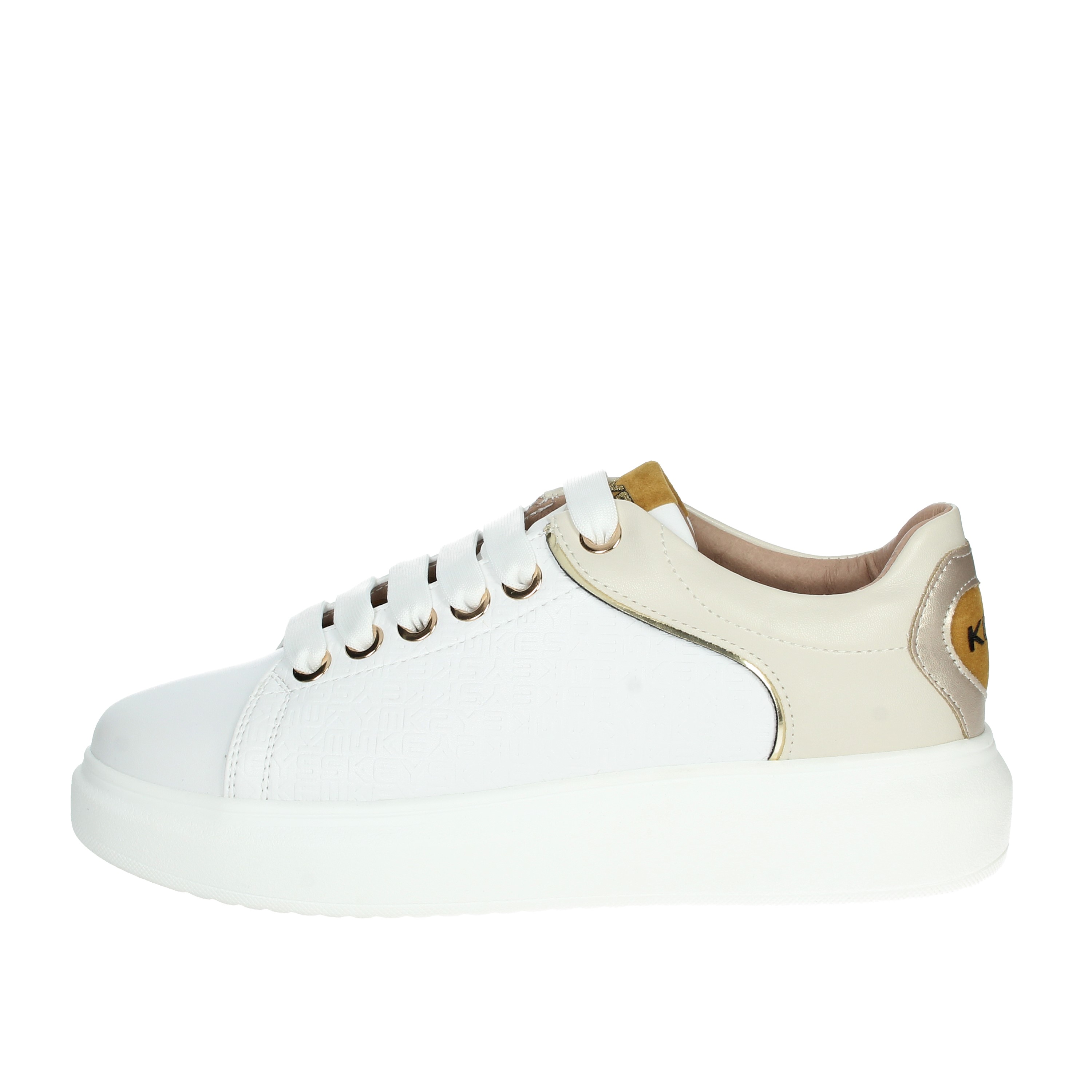 SNEAKERS BASSA K-6801 BIANCO/BEIGE