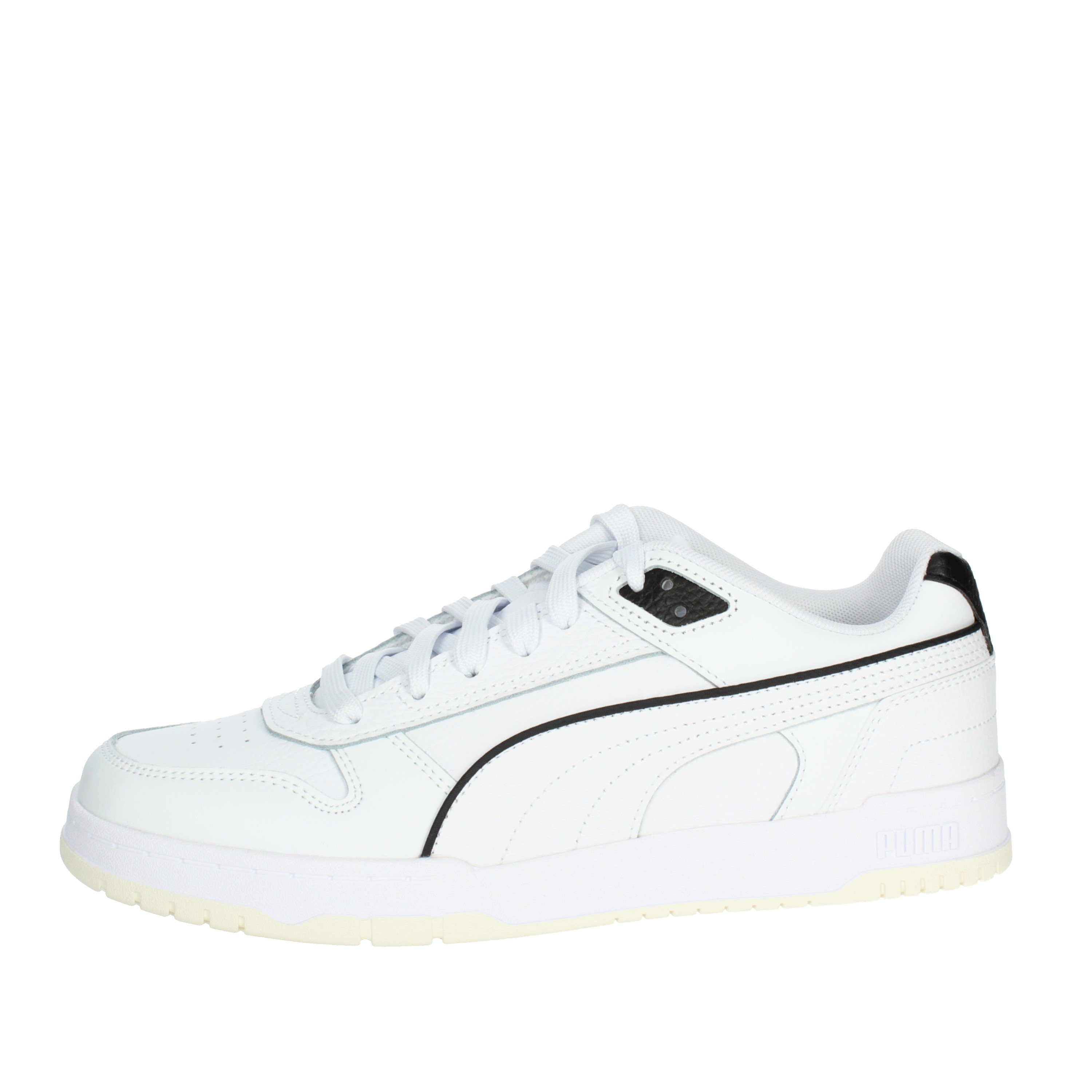 SNEAKERS BASSA 386373 BIANCO/NERO