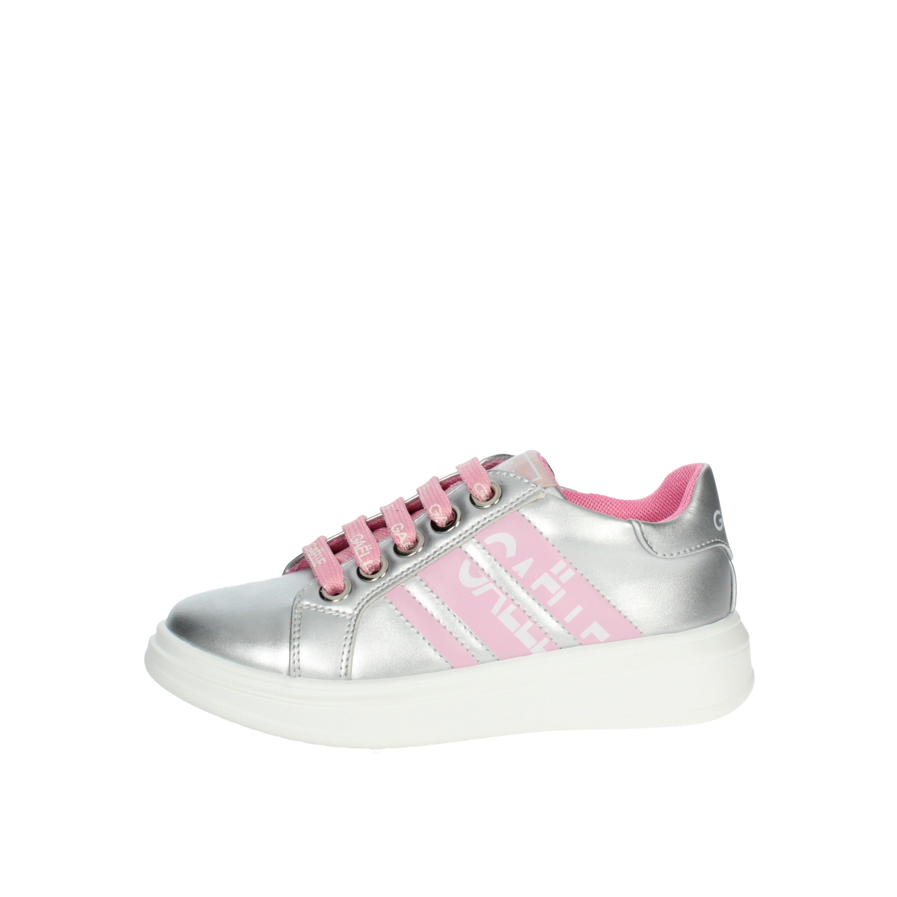 SNEAKERS BASSA G-1802 ARGENTO/ROSA