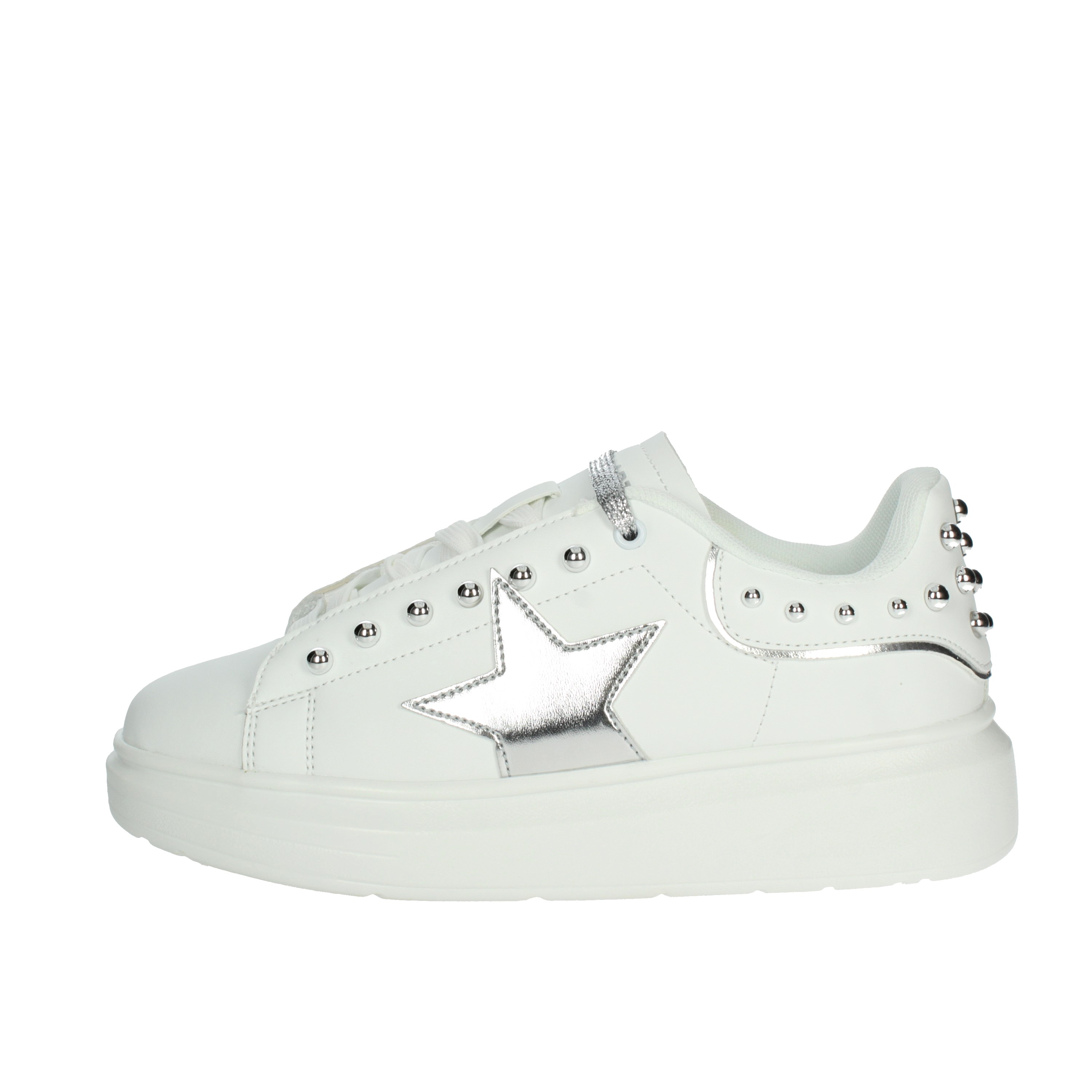 SNEAKERS BASSA SASS230204 BIANCO/ARGENTO