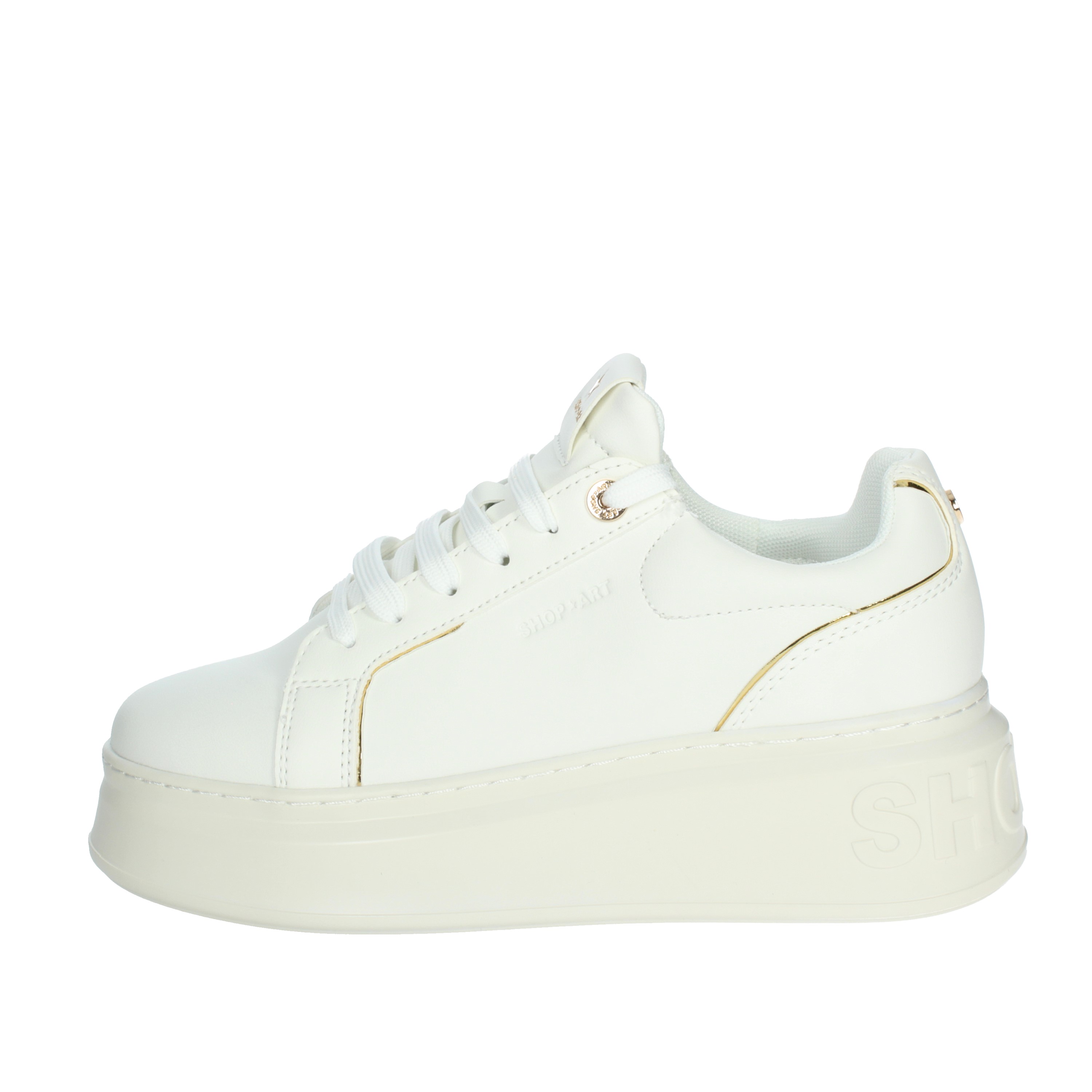 SNEAKERS BASSA SASS230214 BIANCO/ORO