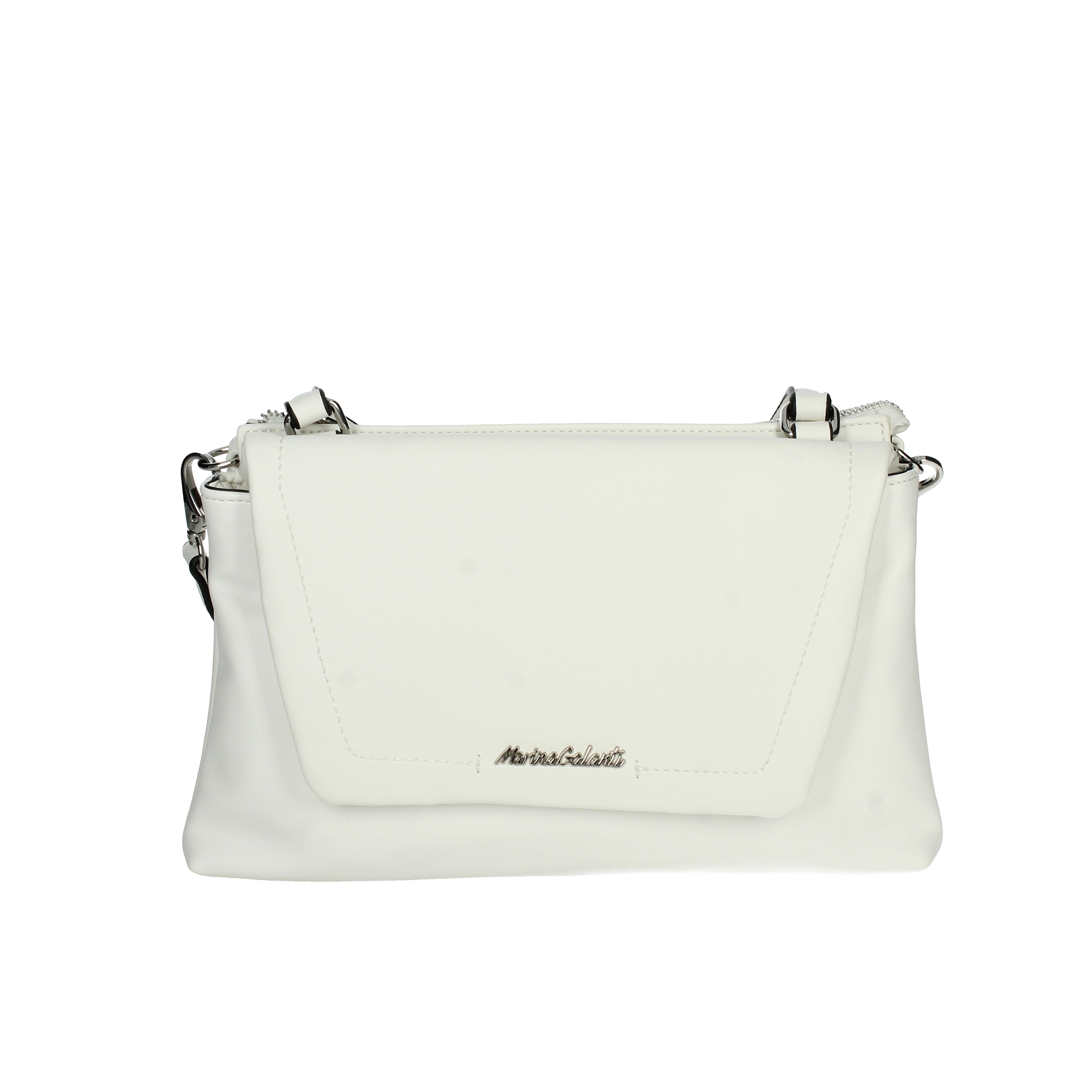 BORSA A TRACOLLA MB0419FP2 BIANCO