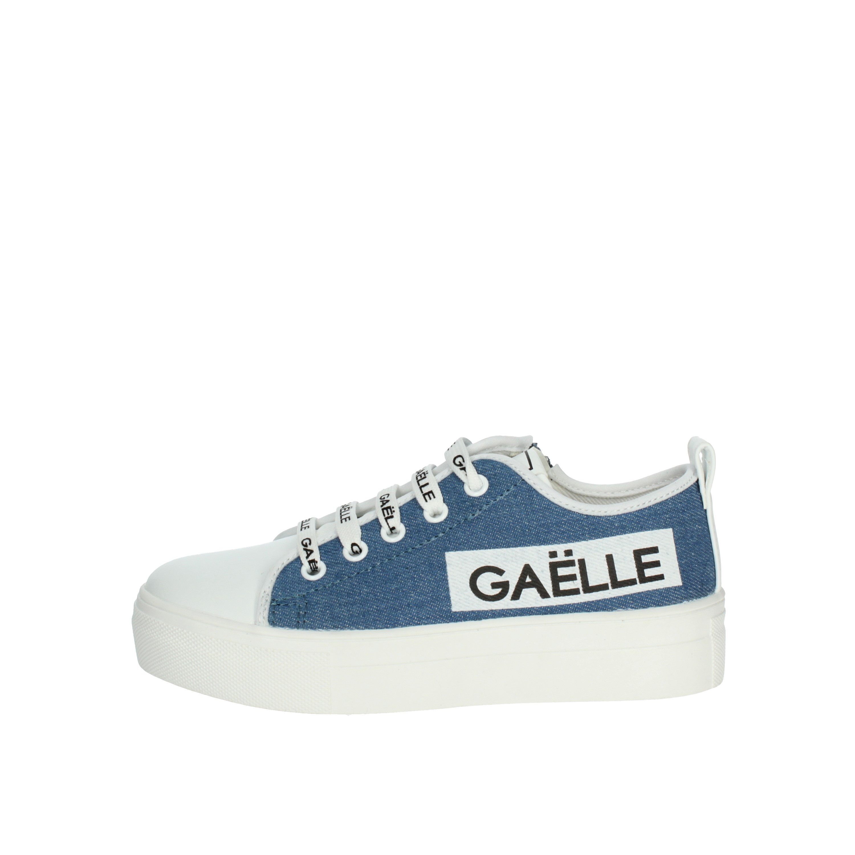 SNEAKERS BASSA G-1813 BIANCO/CELESTE