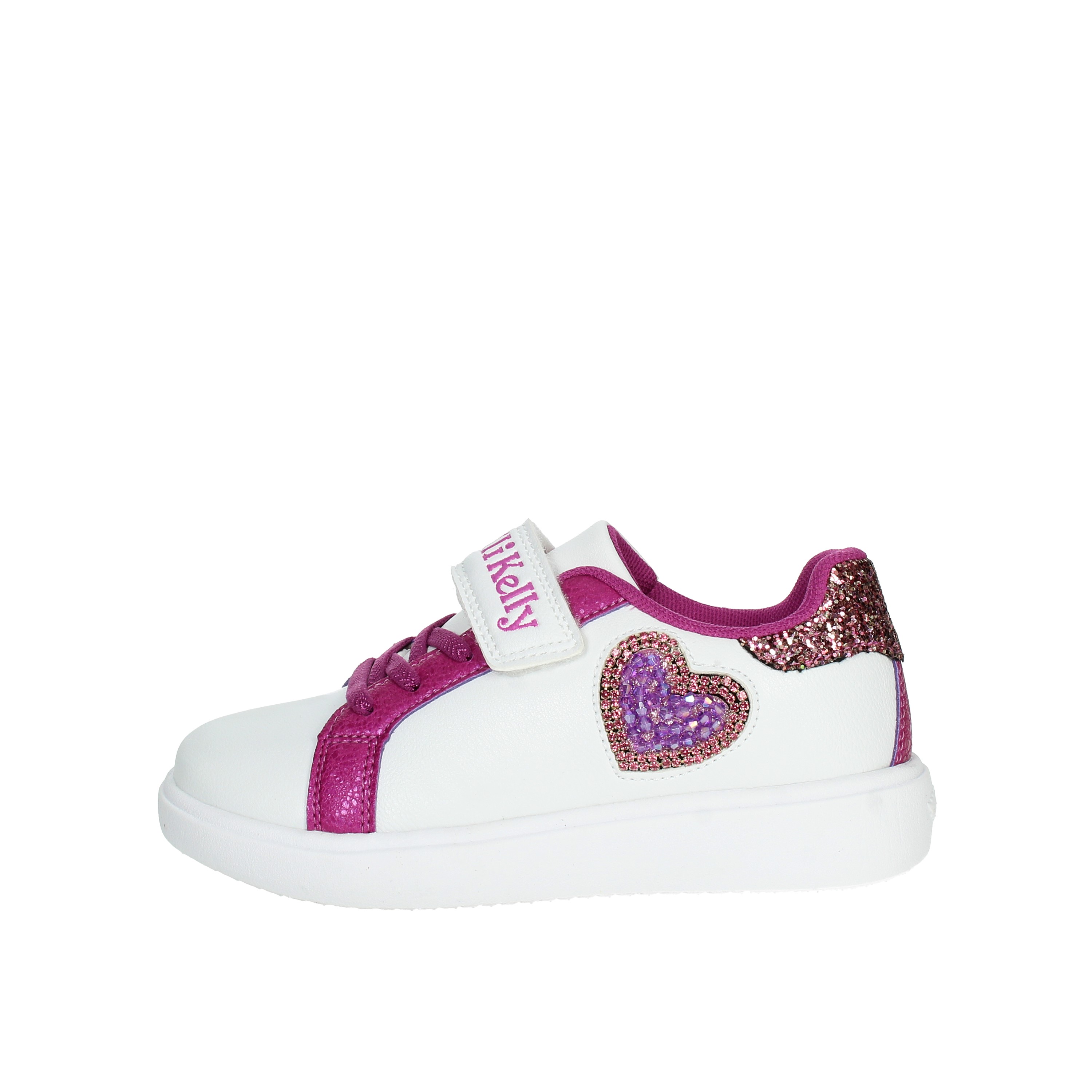 SNEAKERS BASSA LKAA3828 BIANCO/FUCSIA