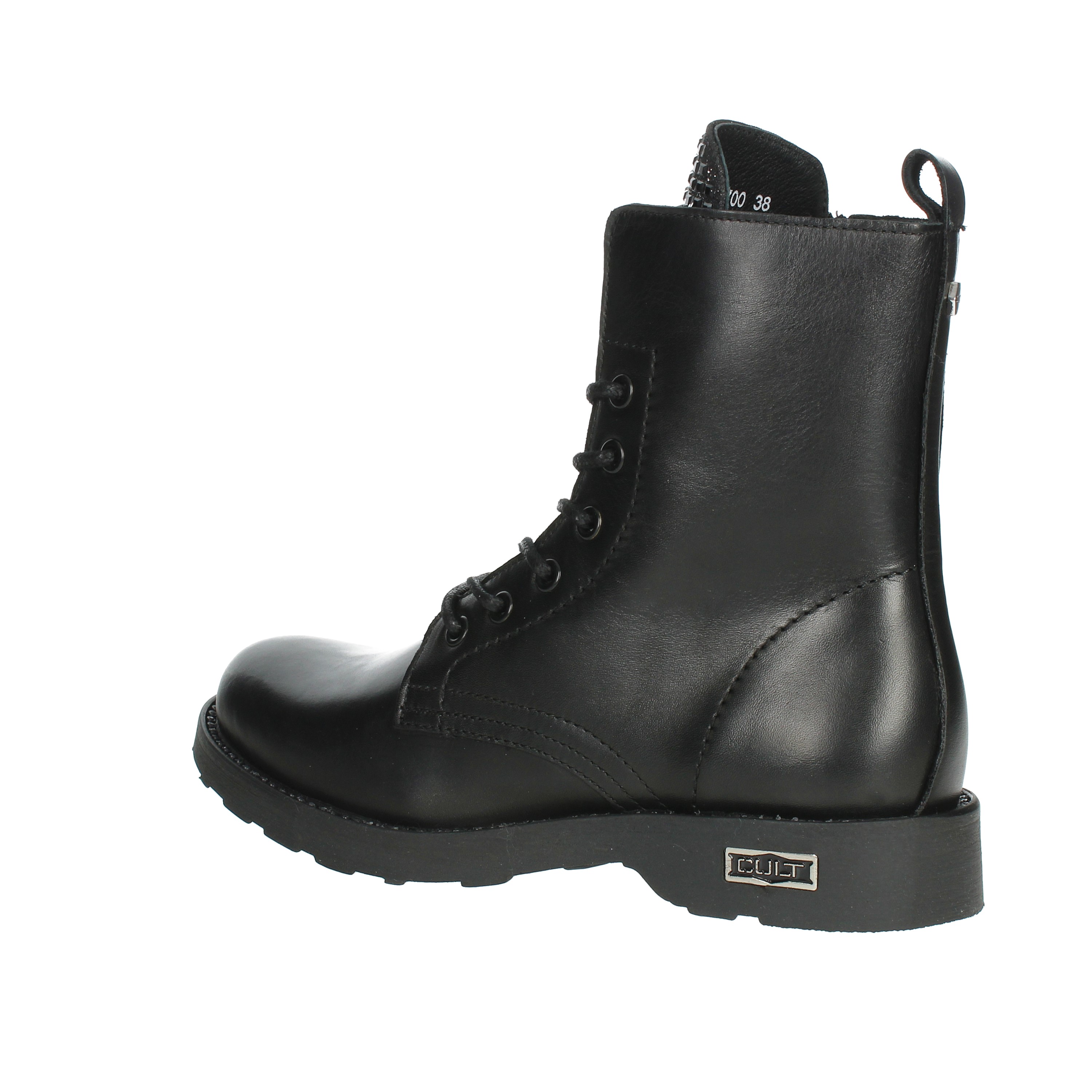 Stivaletti Cult Anfibi In Pelle Nero - Modello CLW434700 | Alla Caviglia Con Suola In Gomma