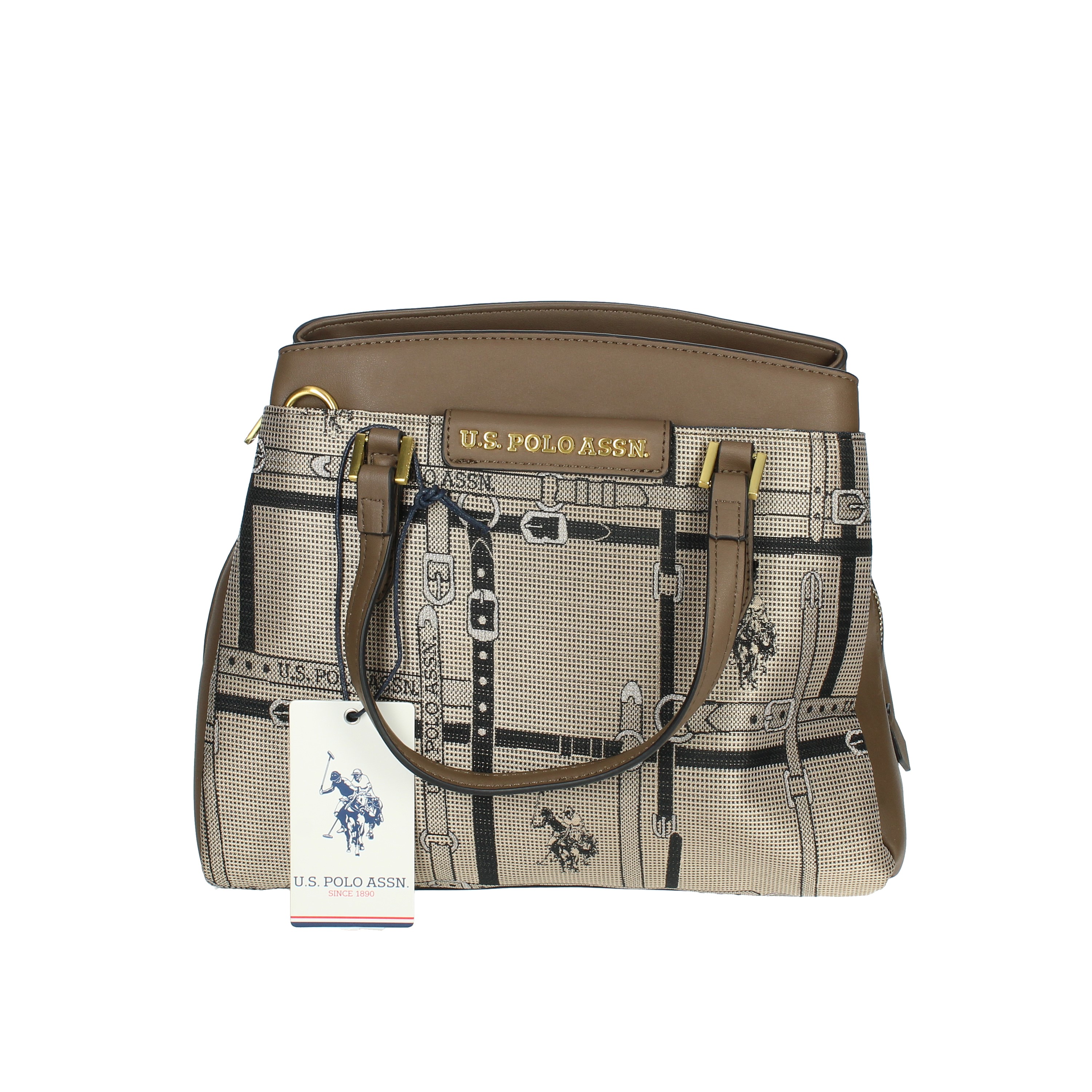 BORSA A MANO BIUJG6239 TAUPE