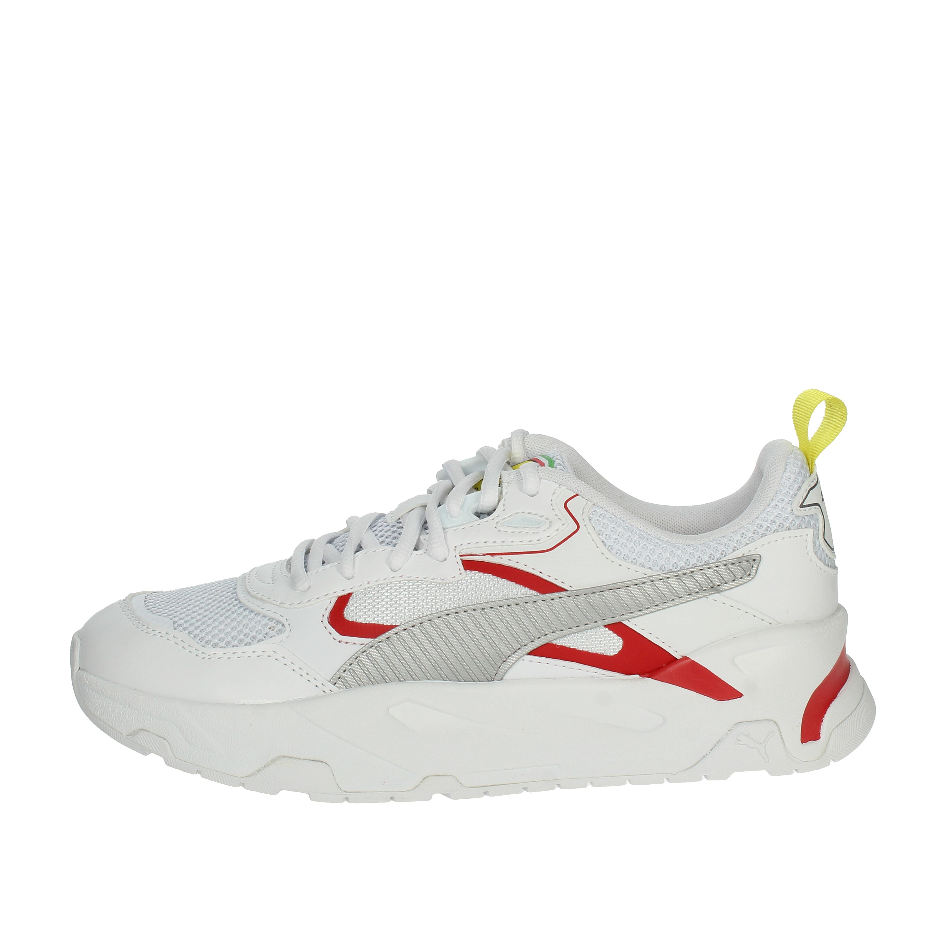 SNEAKERS BASSA 307950 BIANCO/ROSSO