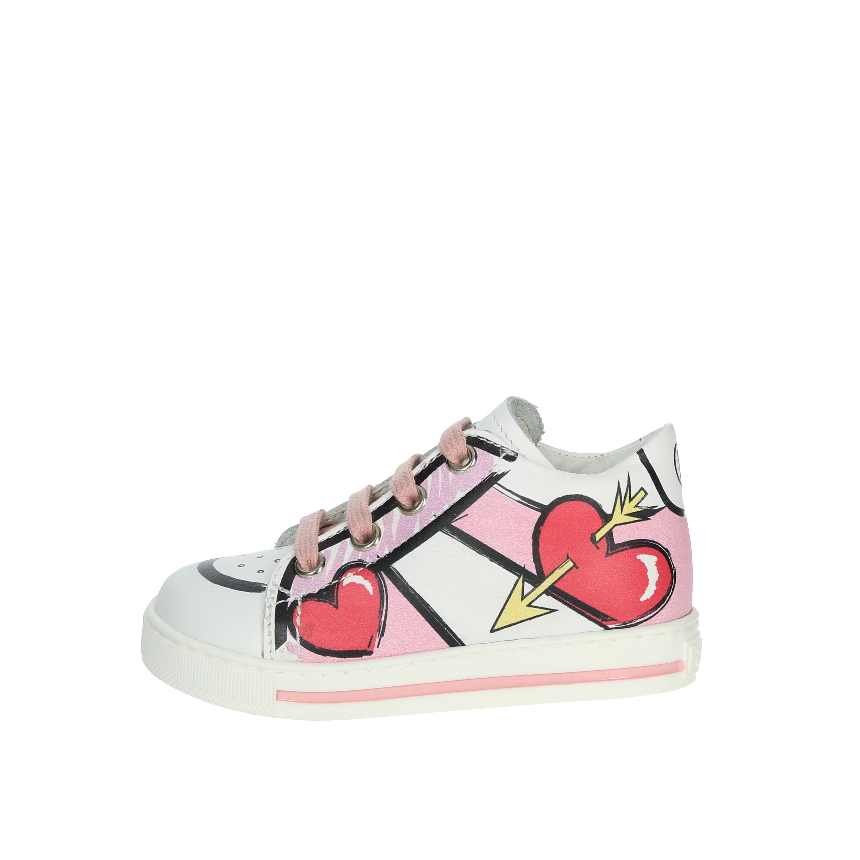 SNEAKERS BASSA 0012017687.01.1N21 BIANCO/ROSA