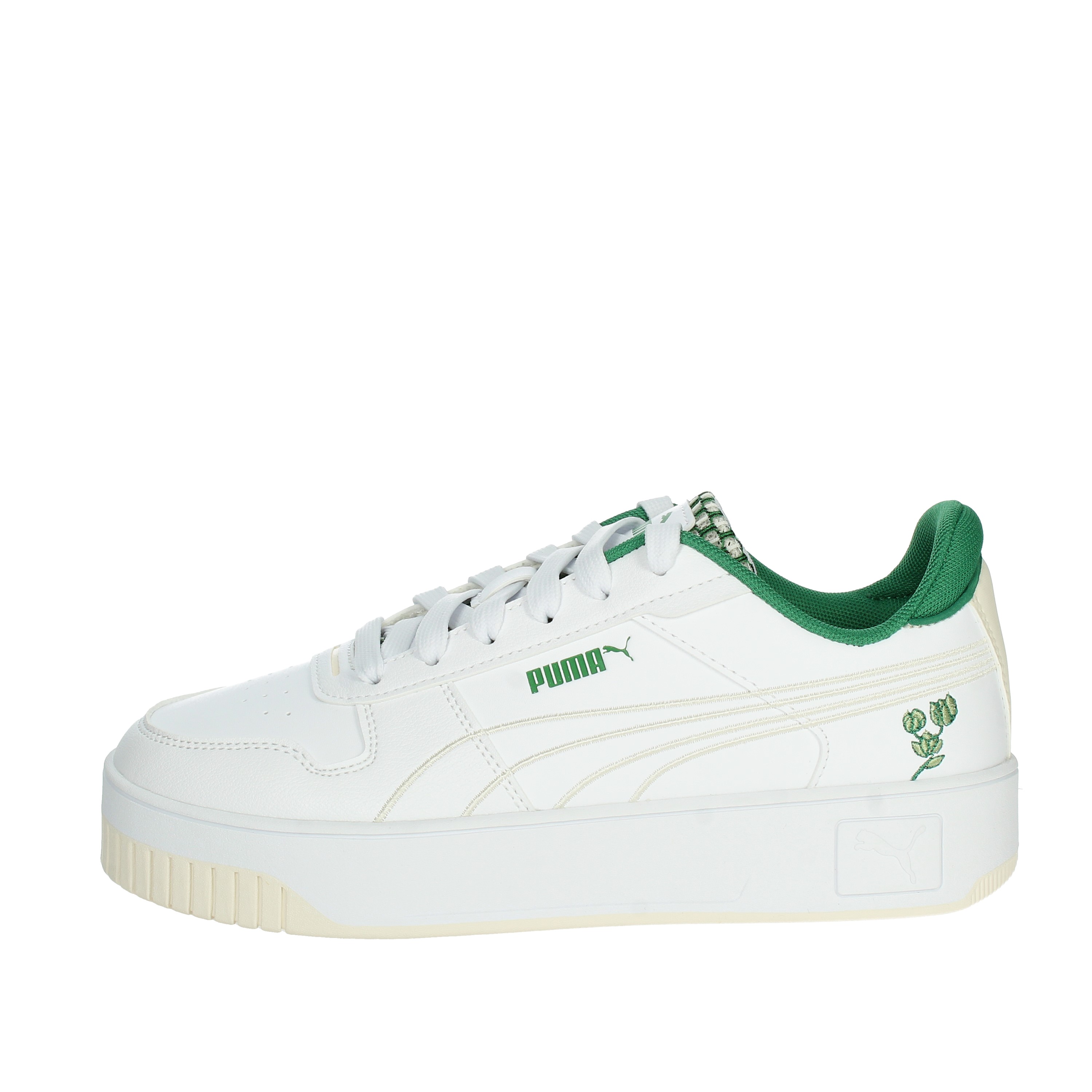 SNEAKERS BASSA 395094 BIANCO/VERDE