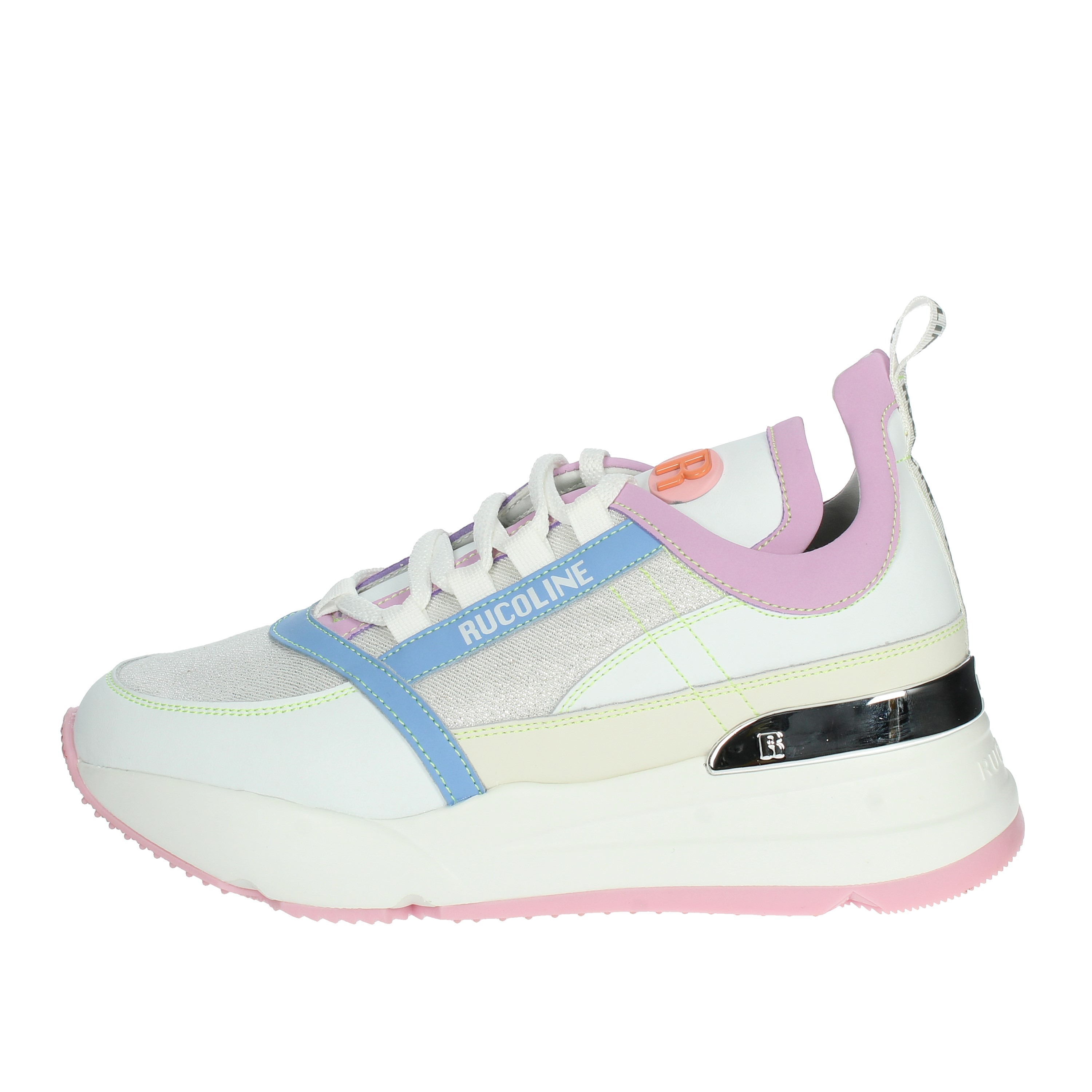 SNEAKERS BASSA 4011 BIANCO/ROSA