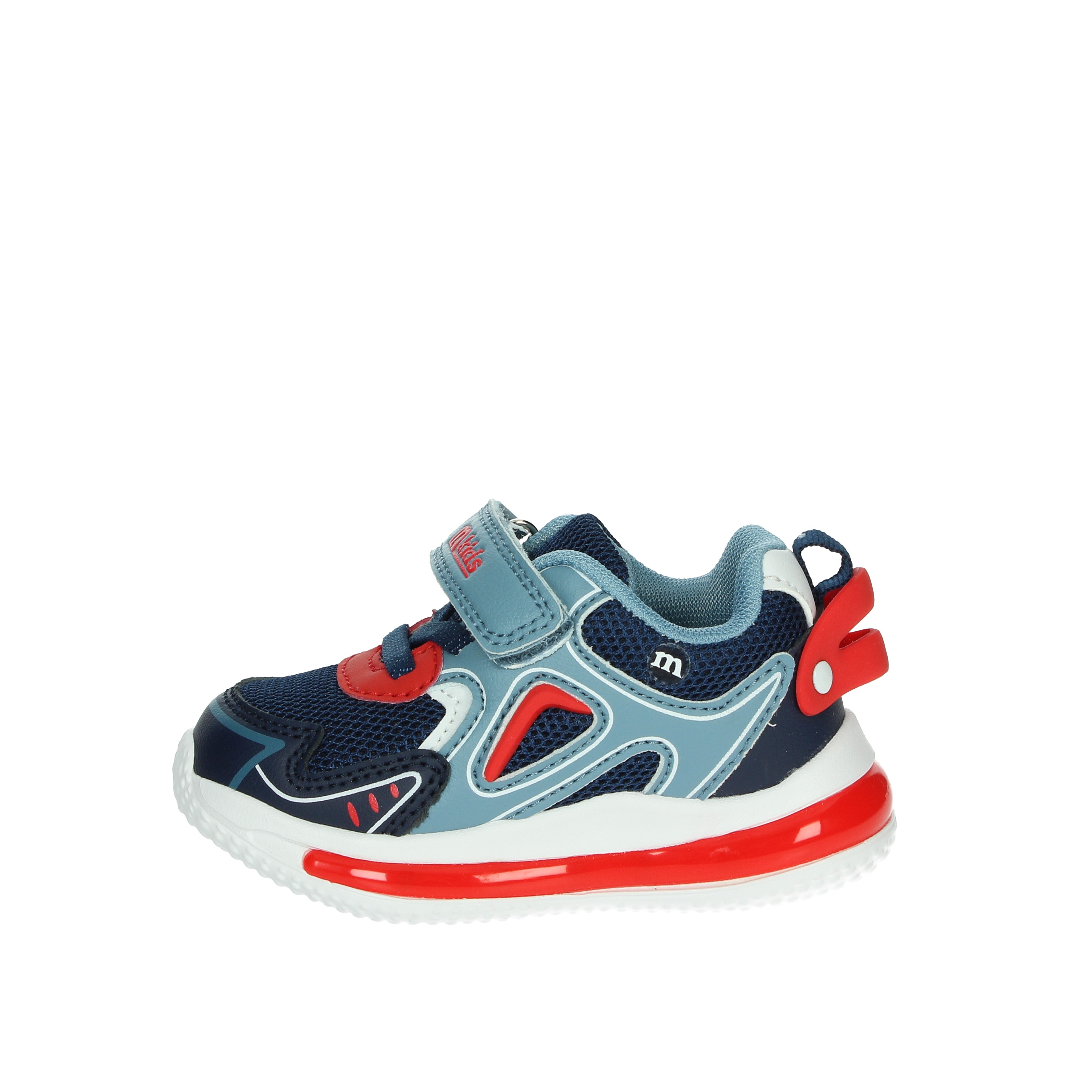 SNEAKERS BASSA M2436 BLU/ROSSO