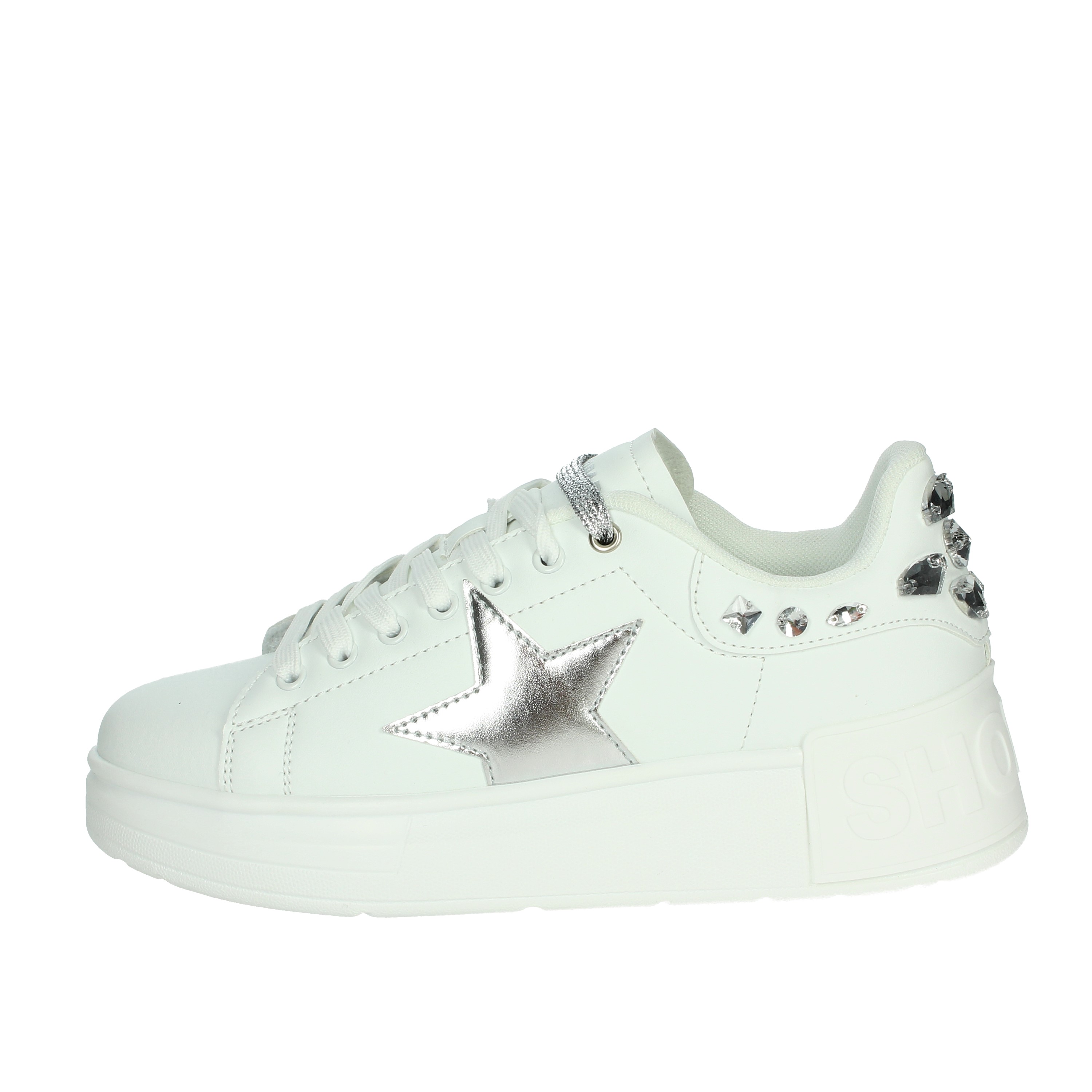 SNEAKERS BASSA SASS240706 BIANCO/ARGENTO