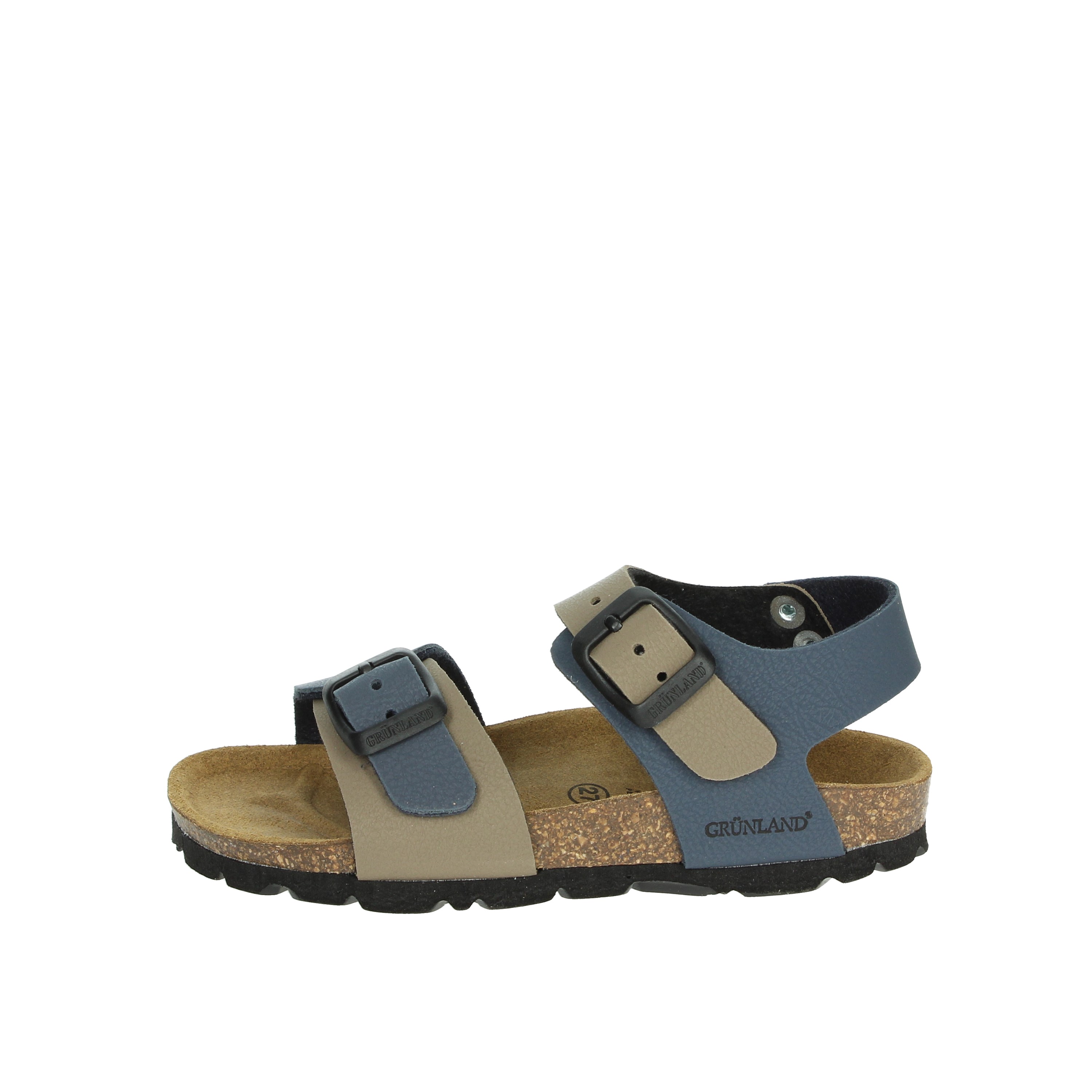 SANDALI BASSI SB0901-40 BLU/TORTORA