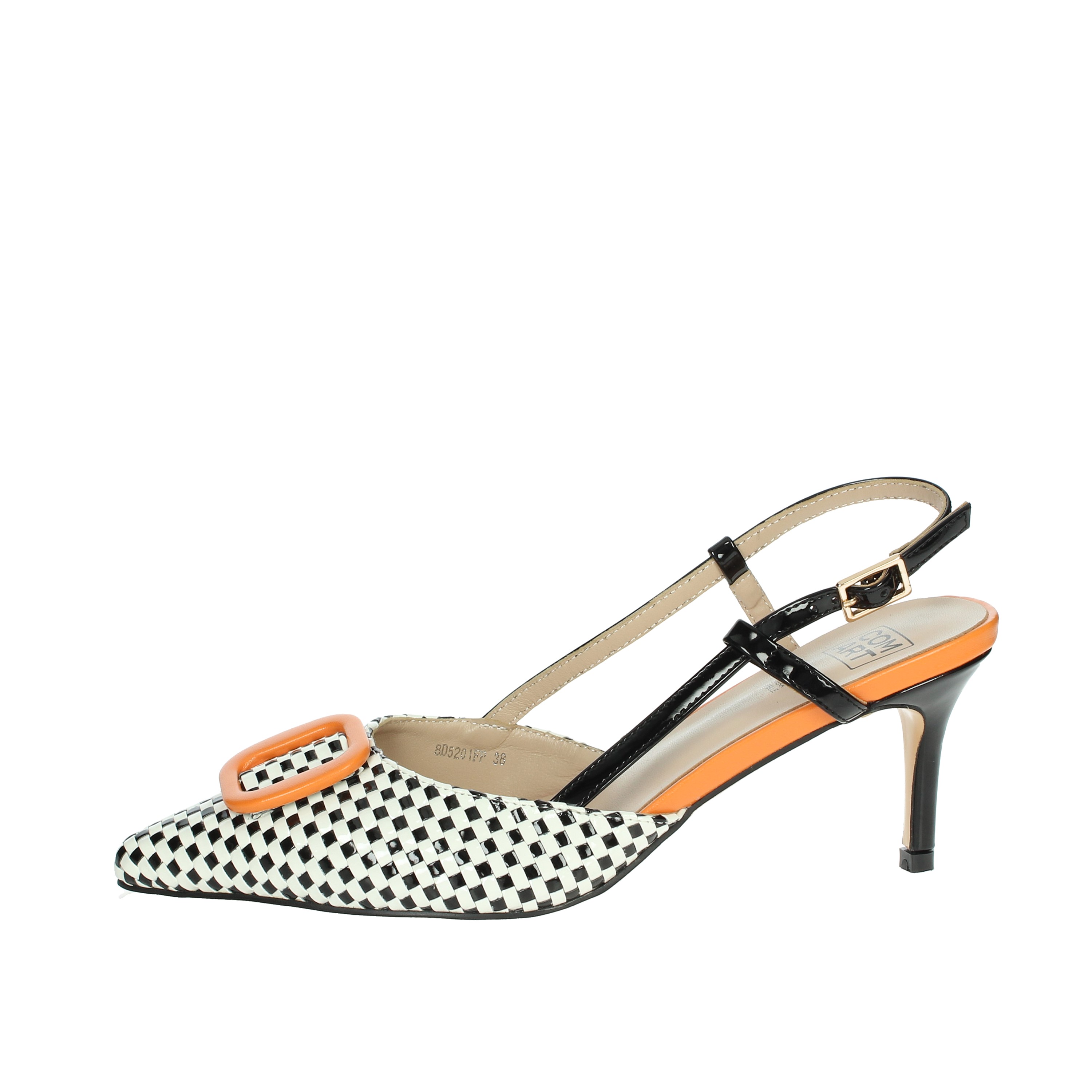 SLINGBACK 8D5201FP BIANCO/NERO