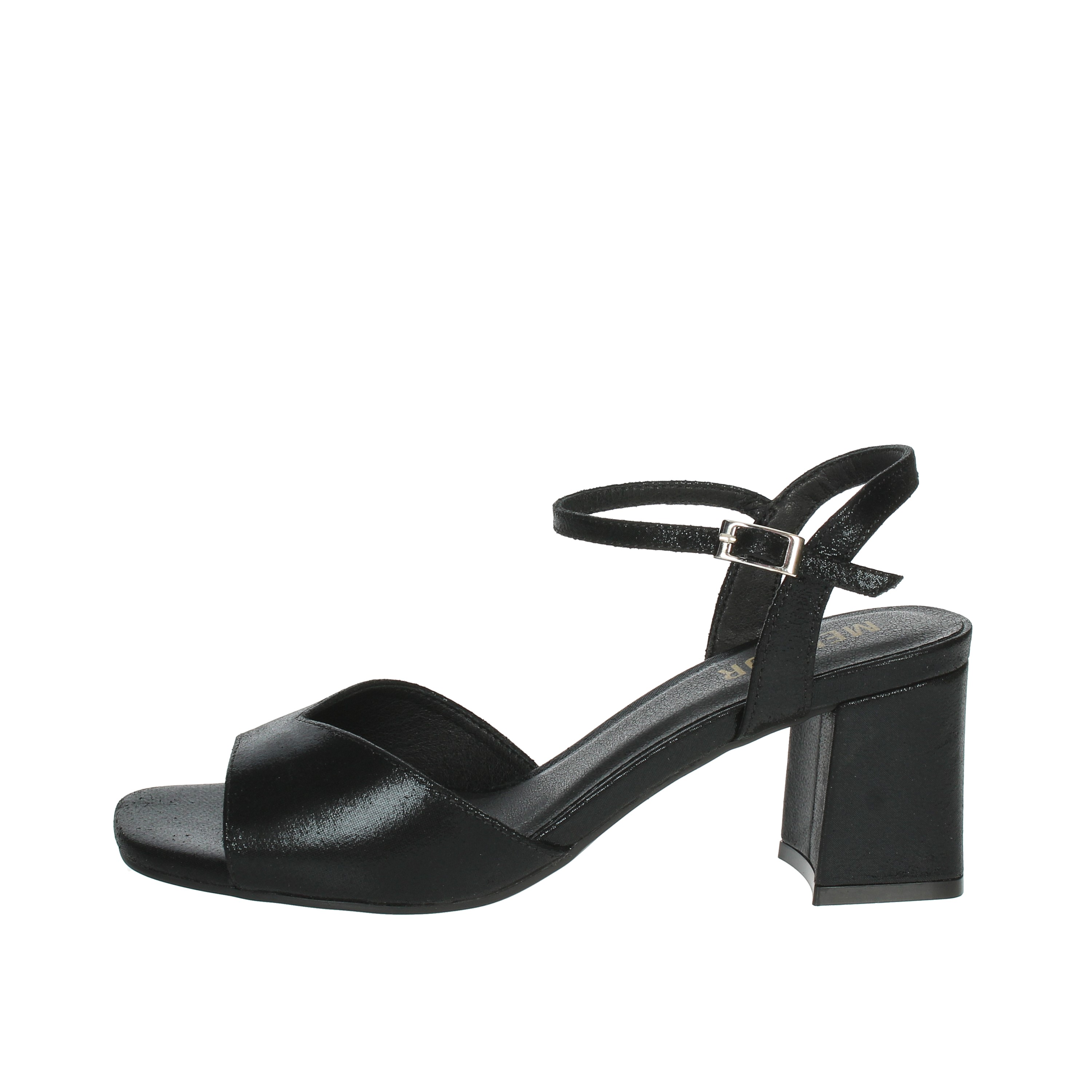 SANDALI CON TACCO 25600 NERO