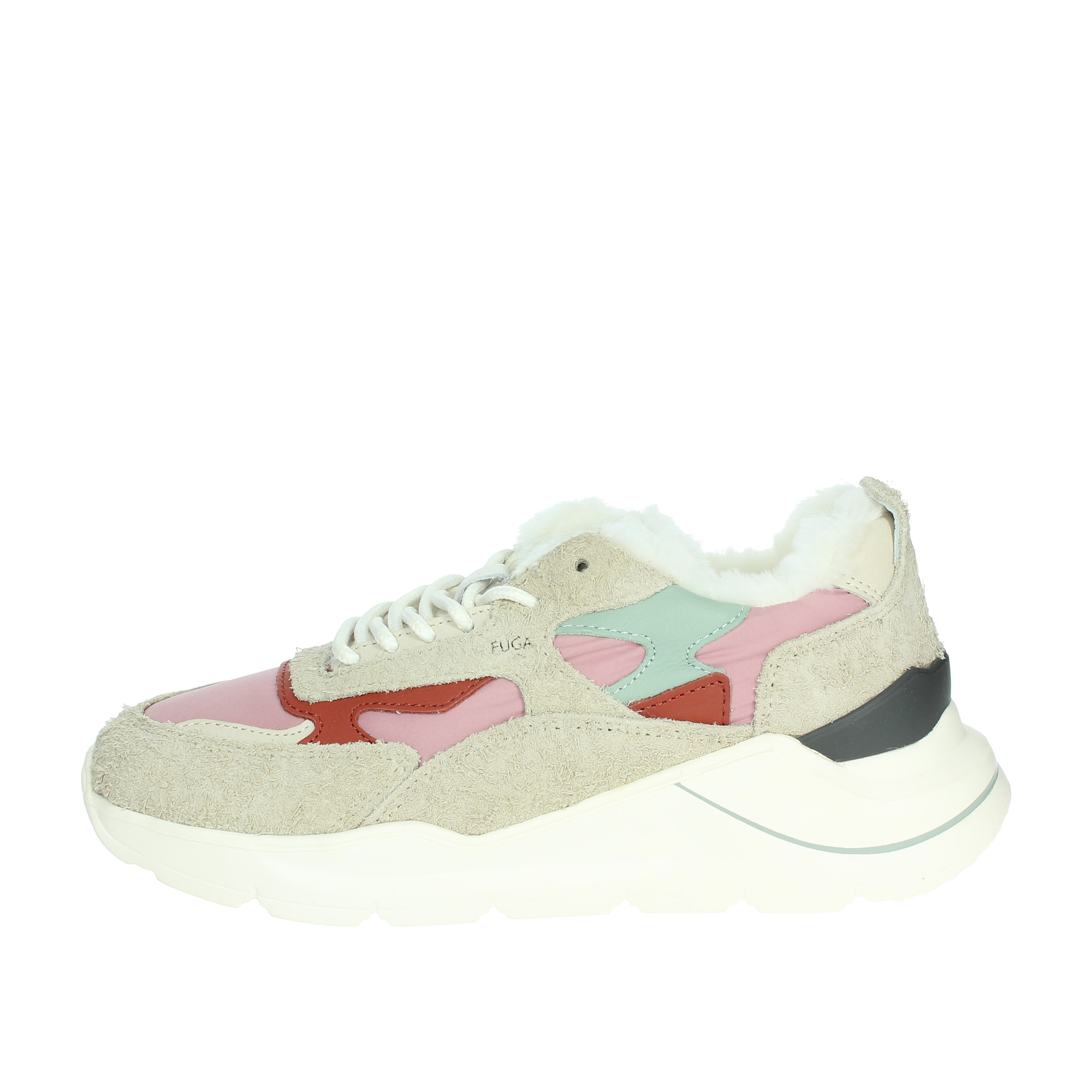 SNEAKERS BASSA W391-FGF-HA-PK BEIGE/ROSA