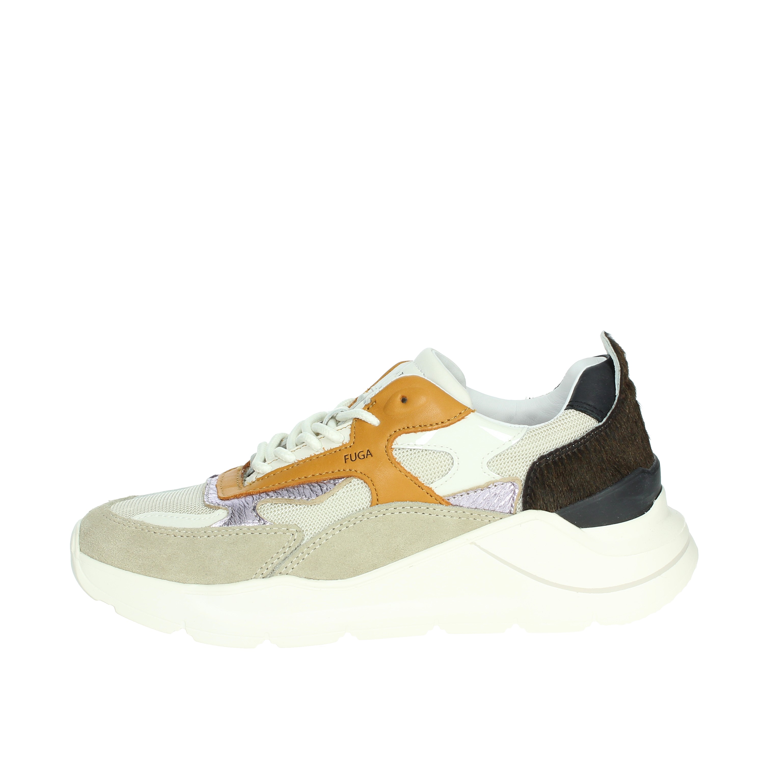 SNEAKERS BASSA W391-FG-DR-IV BEIGE/CUOIO