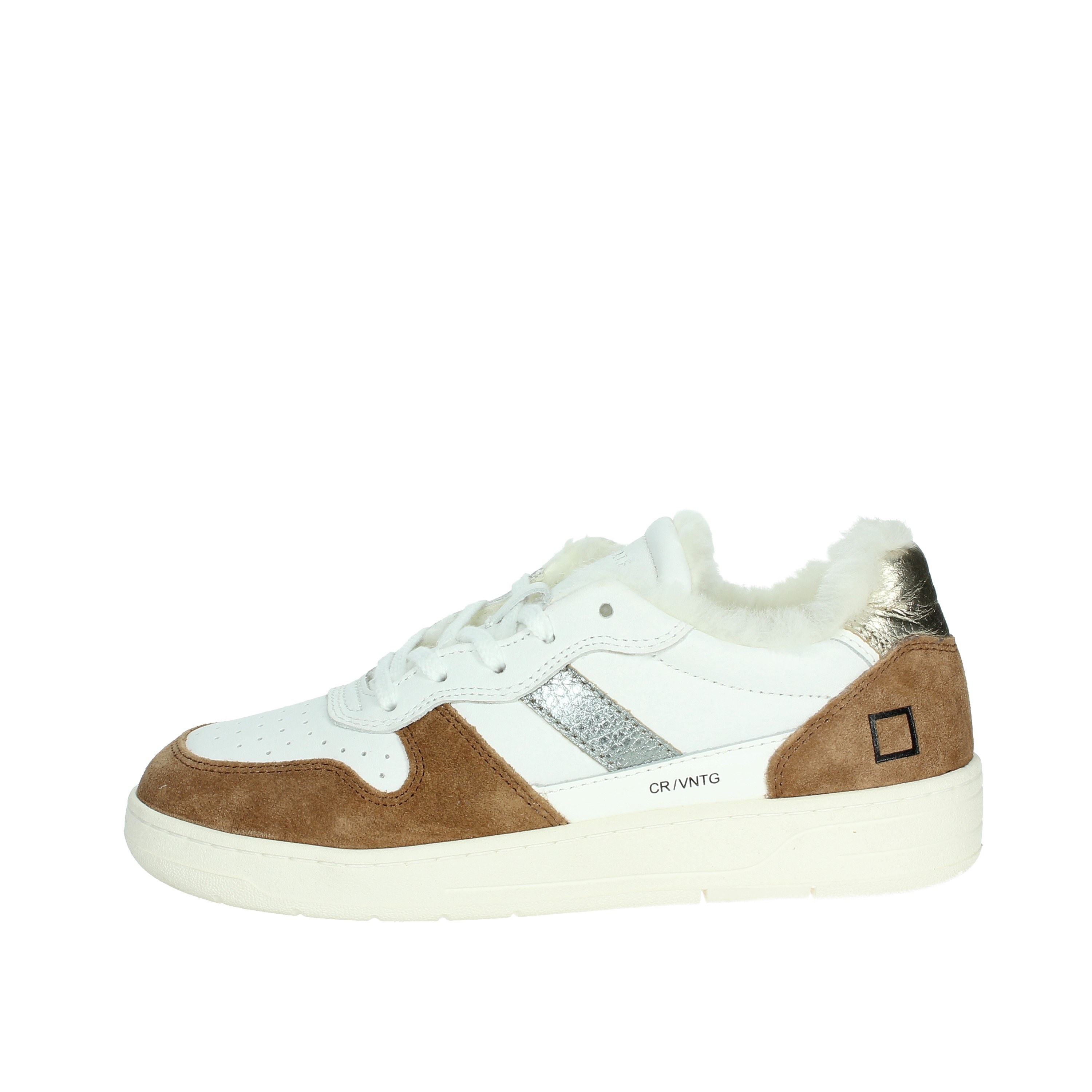 SNEAKERS BASSA W391-C2F-VC-WM BIANCO/CUOIO