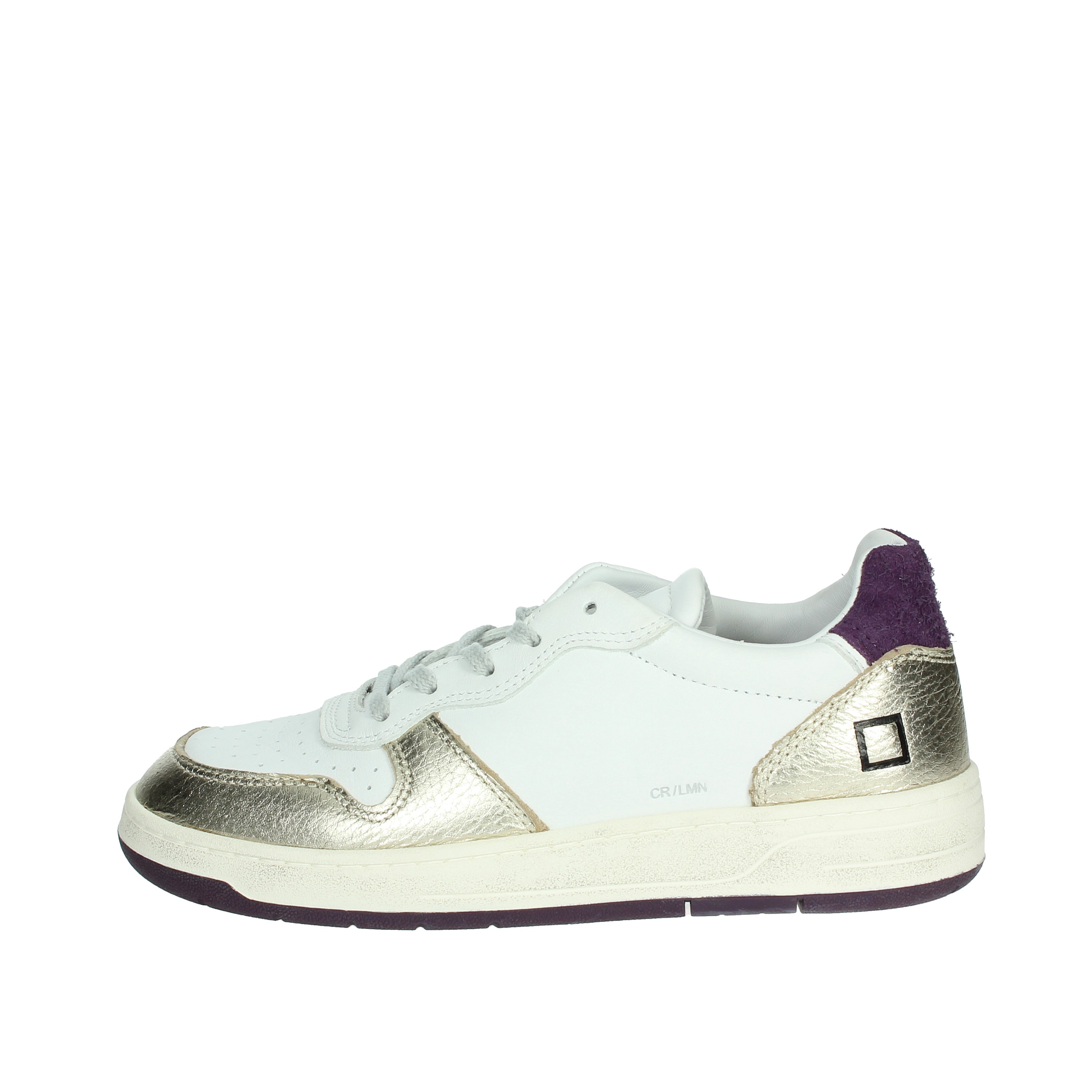 SNEAKERS BASSA W391-CR-LM-WM BIANCO/ORO