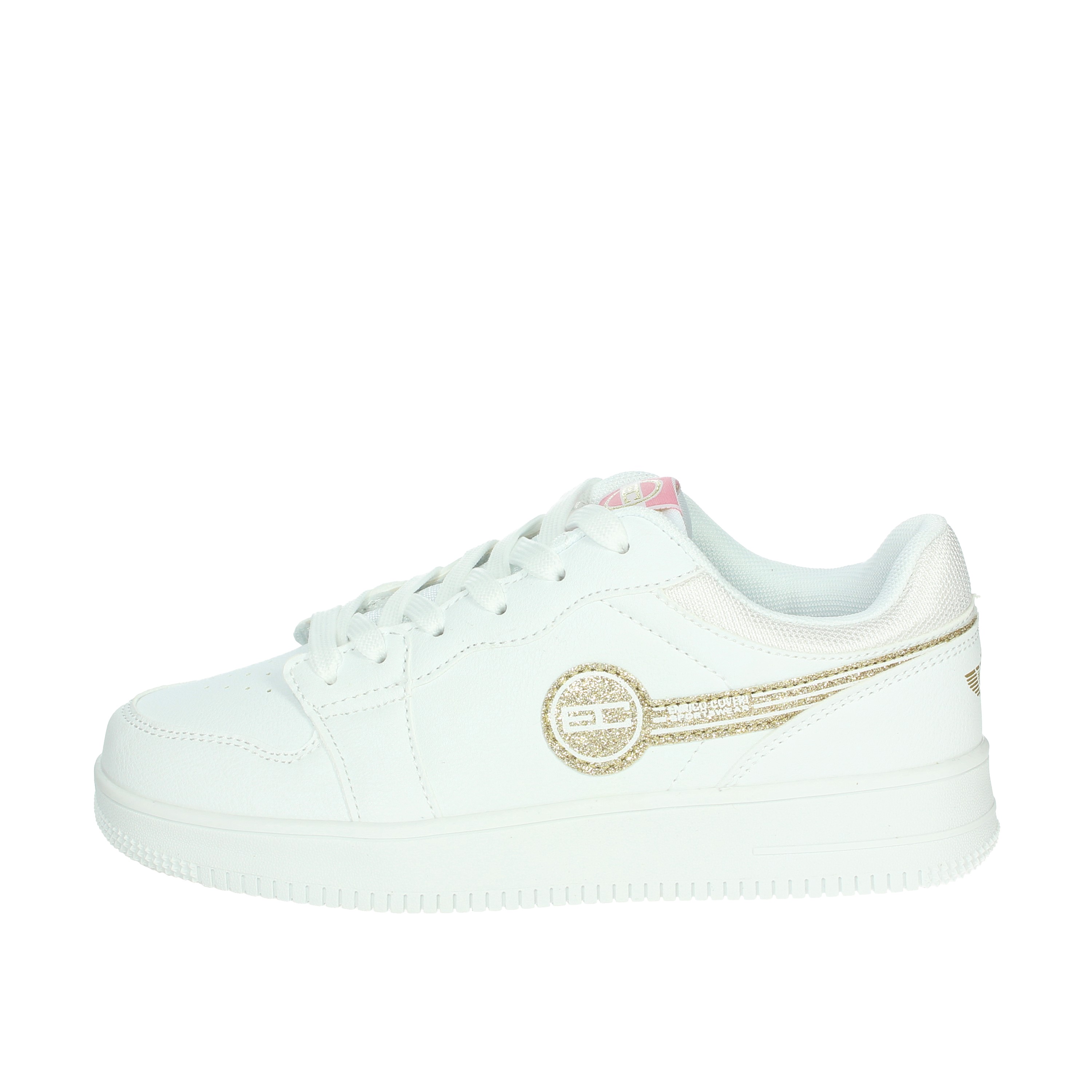 SNEAKERS BASSA CKG414301 BIANCO/ORO