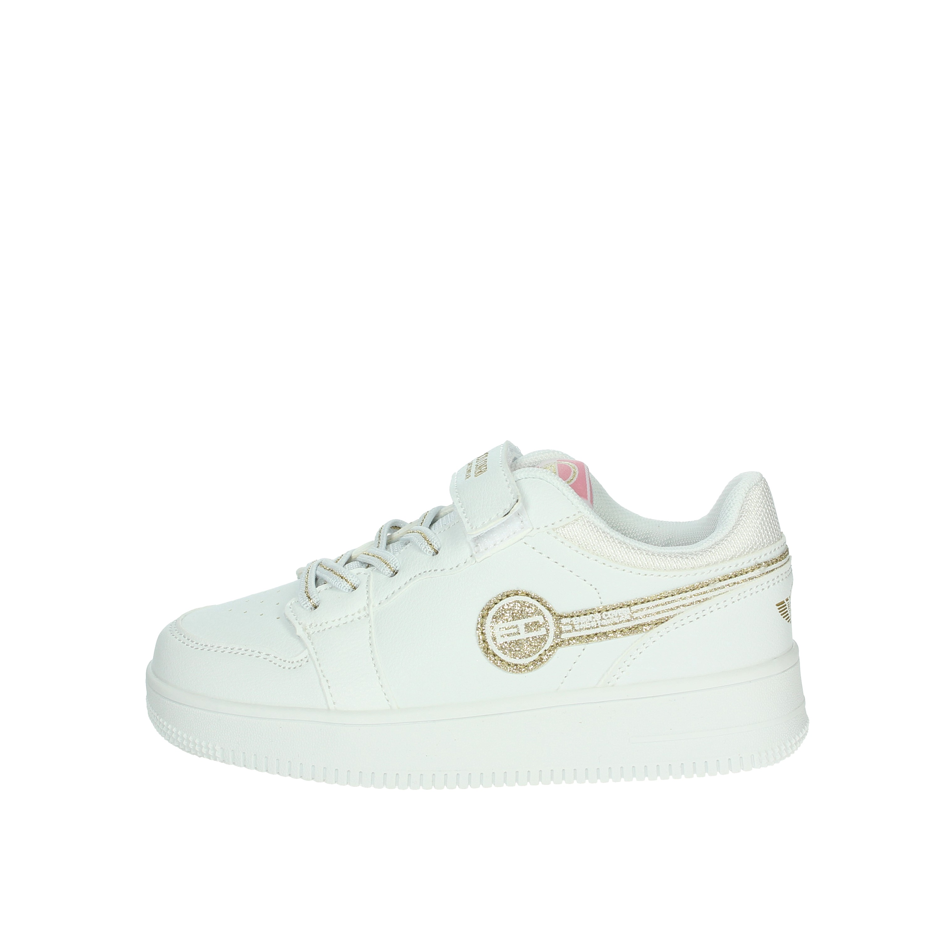 SNEAKERS BASSA CKG414301 BIANCO/ORO