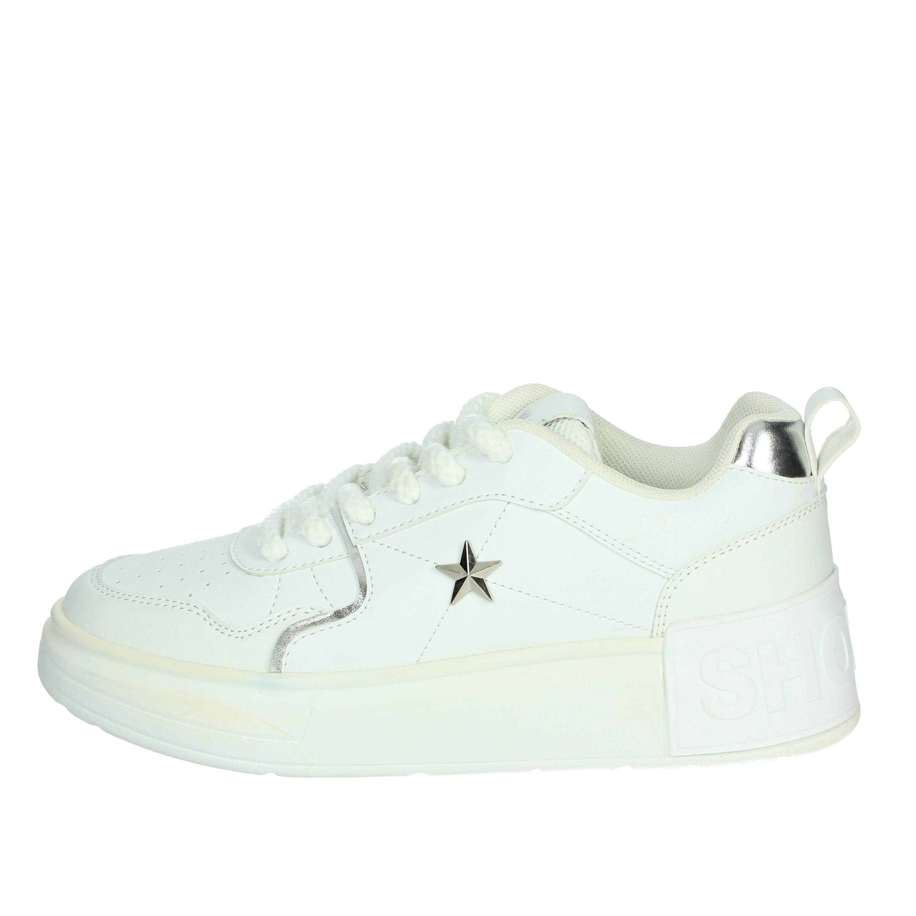 SNEAKERS BASSA CAMP.SHOP 66 BIANCO