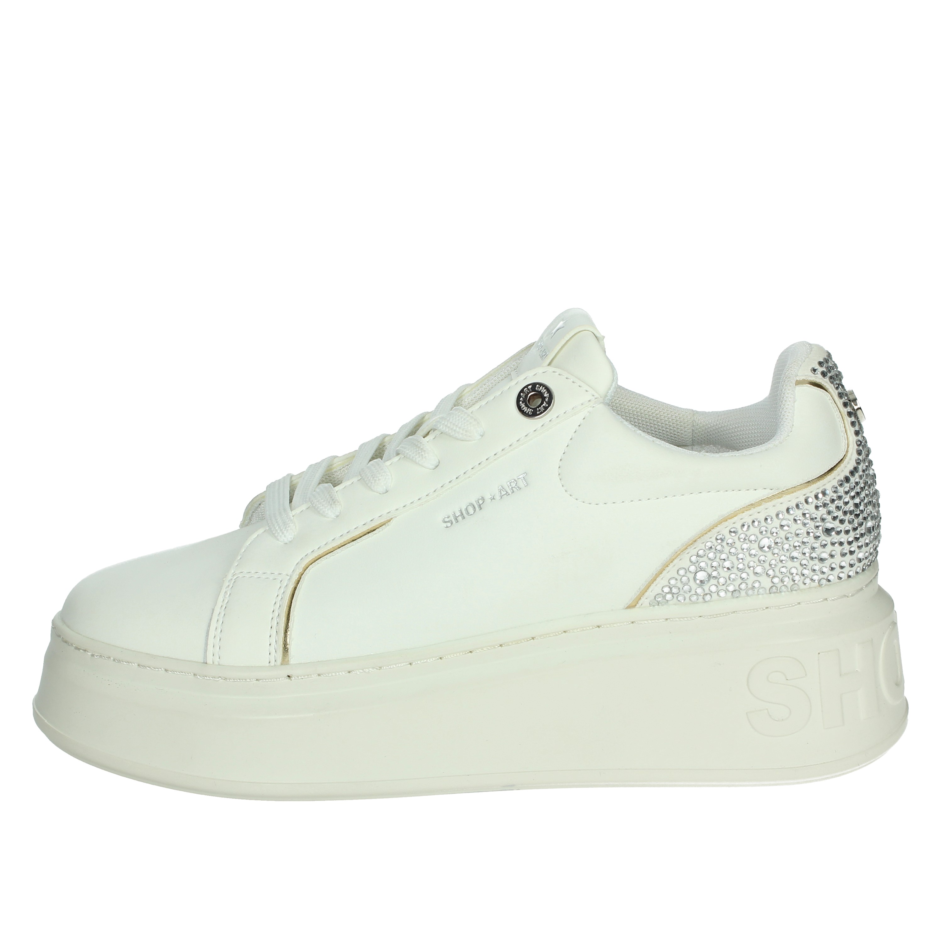 SNEAKERS BASSA CAMP.SHOP 11 BIANCO