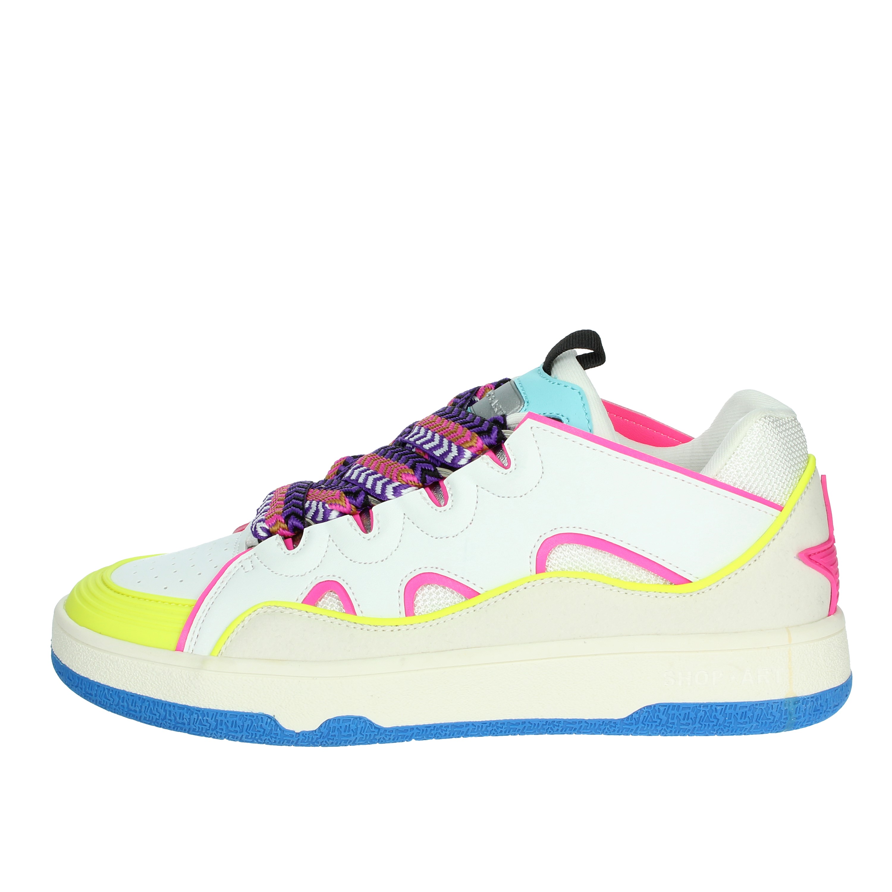 SNEAKERS BASSA CAMP.SHOP 60 BIANCO/FUCSIA