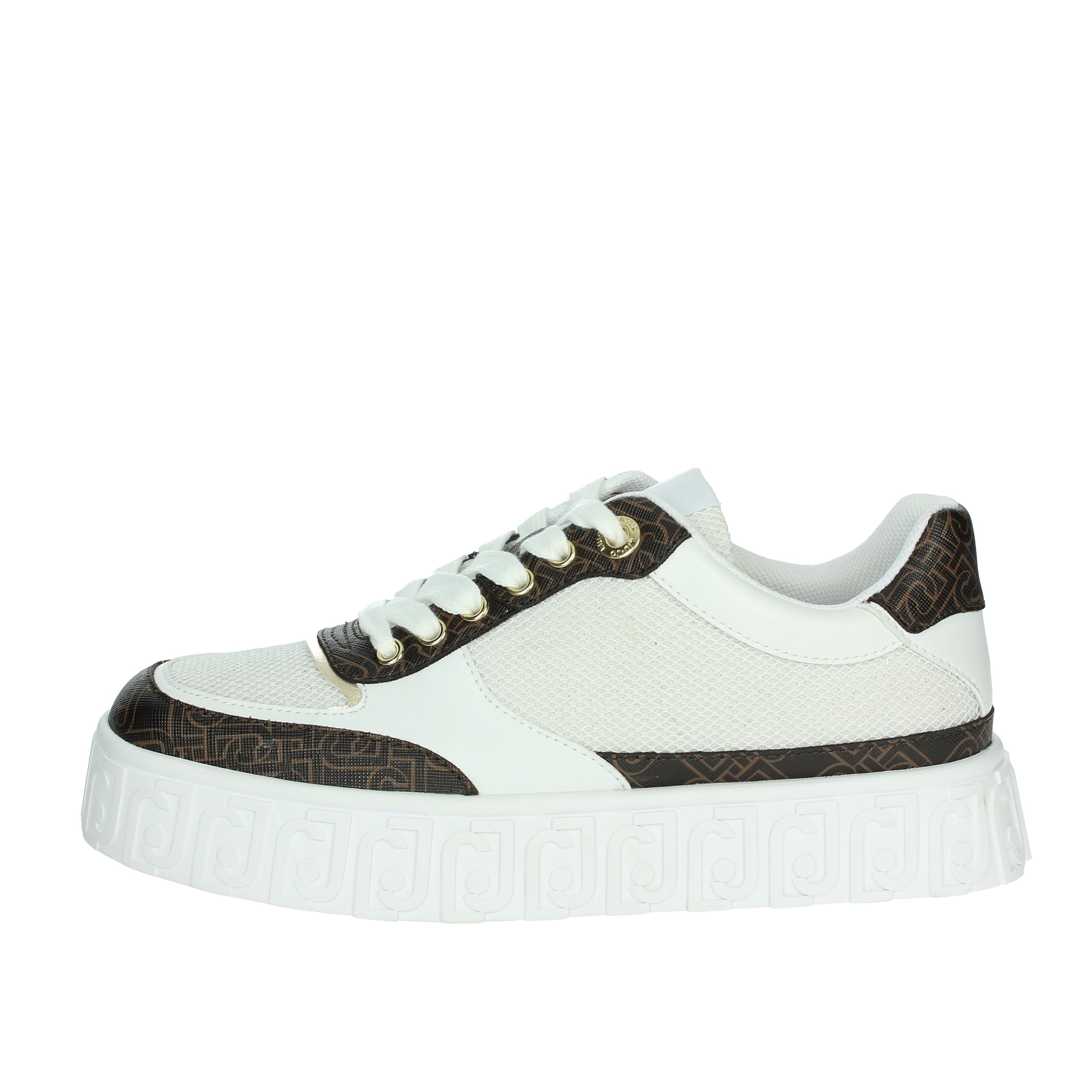 SNEAKERS BASSA BA4123 TX413 BIANCO/MARRONE