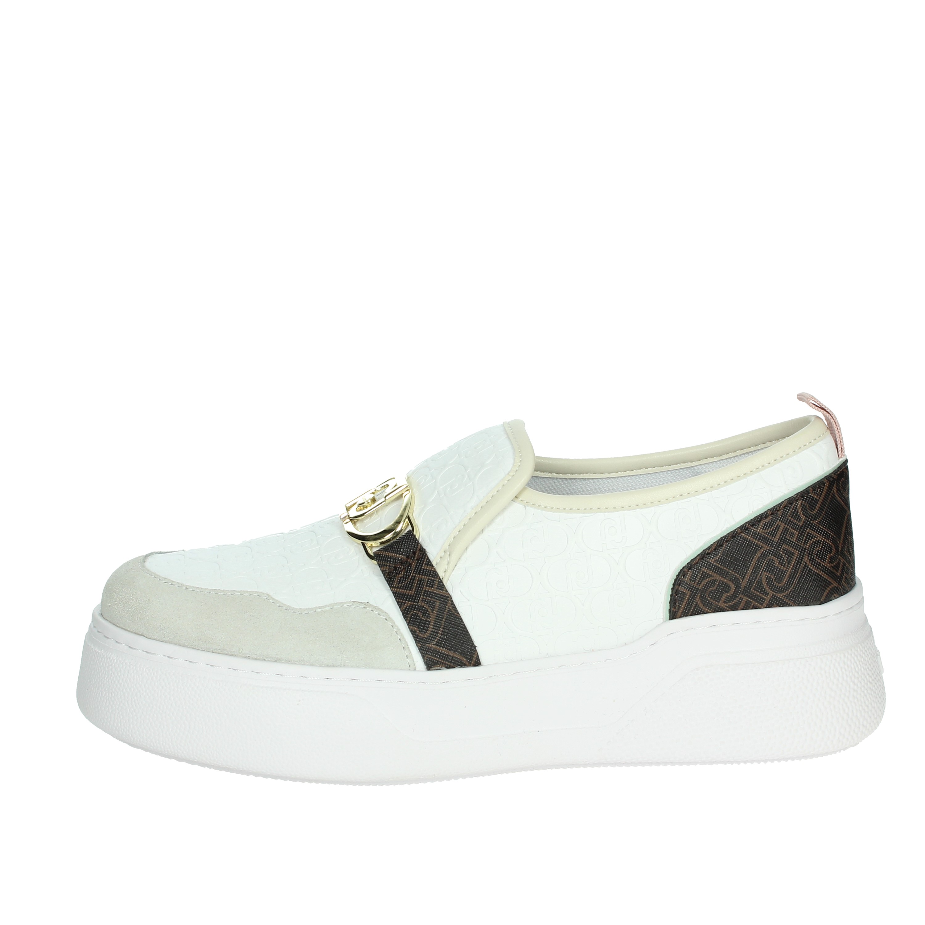 SLIP-ON BA4091 PX483 BIANCO/MARRONE