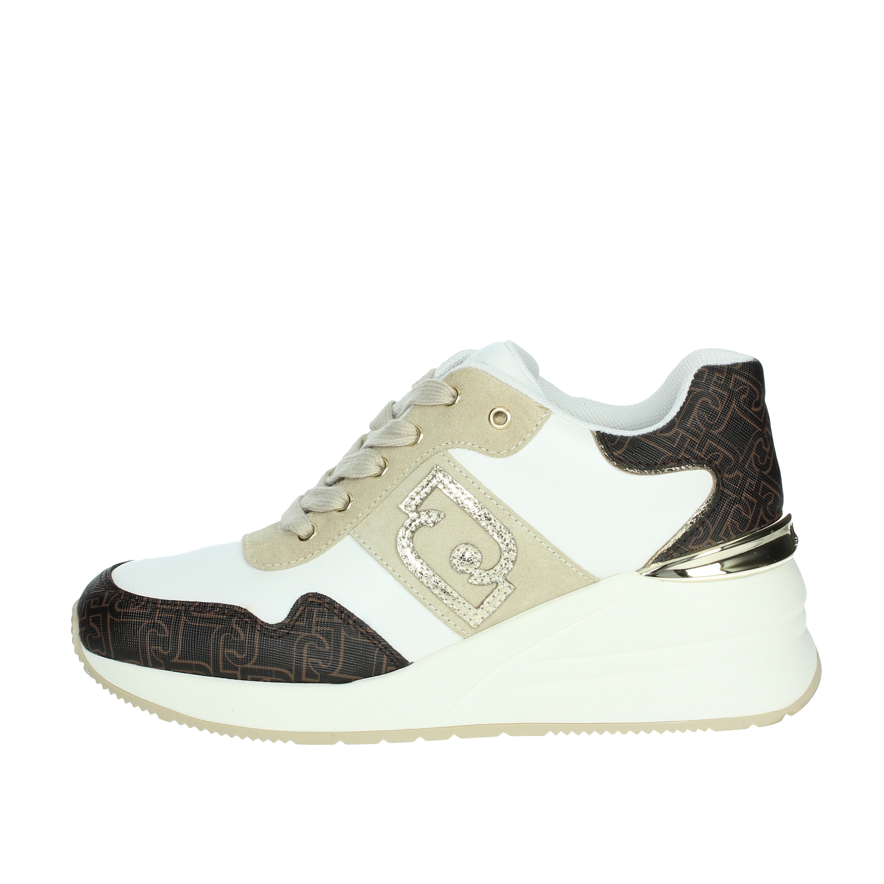 SNEAKERS BASSA BA4095 PX481 BIANCO/MARRONE