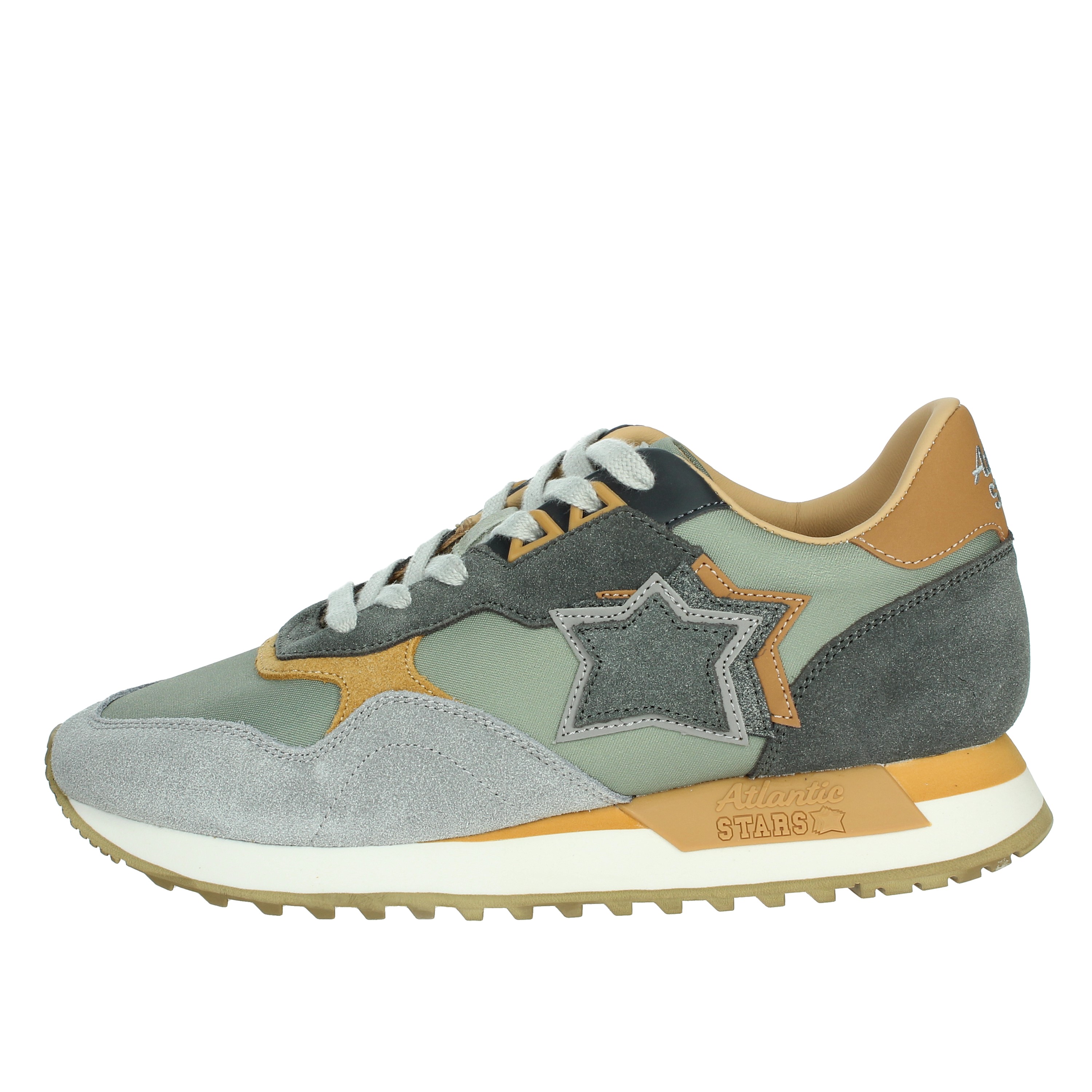 SNEAKERS BASSA AS32M100 GRIGIO/VERDE