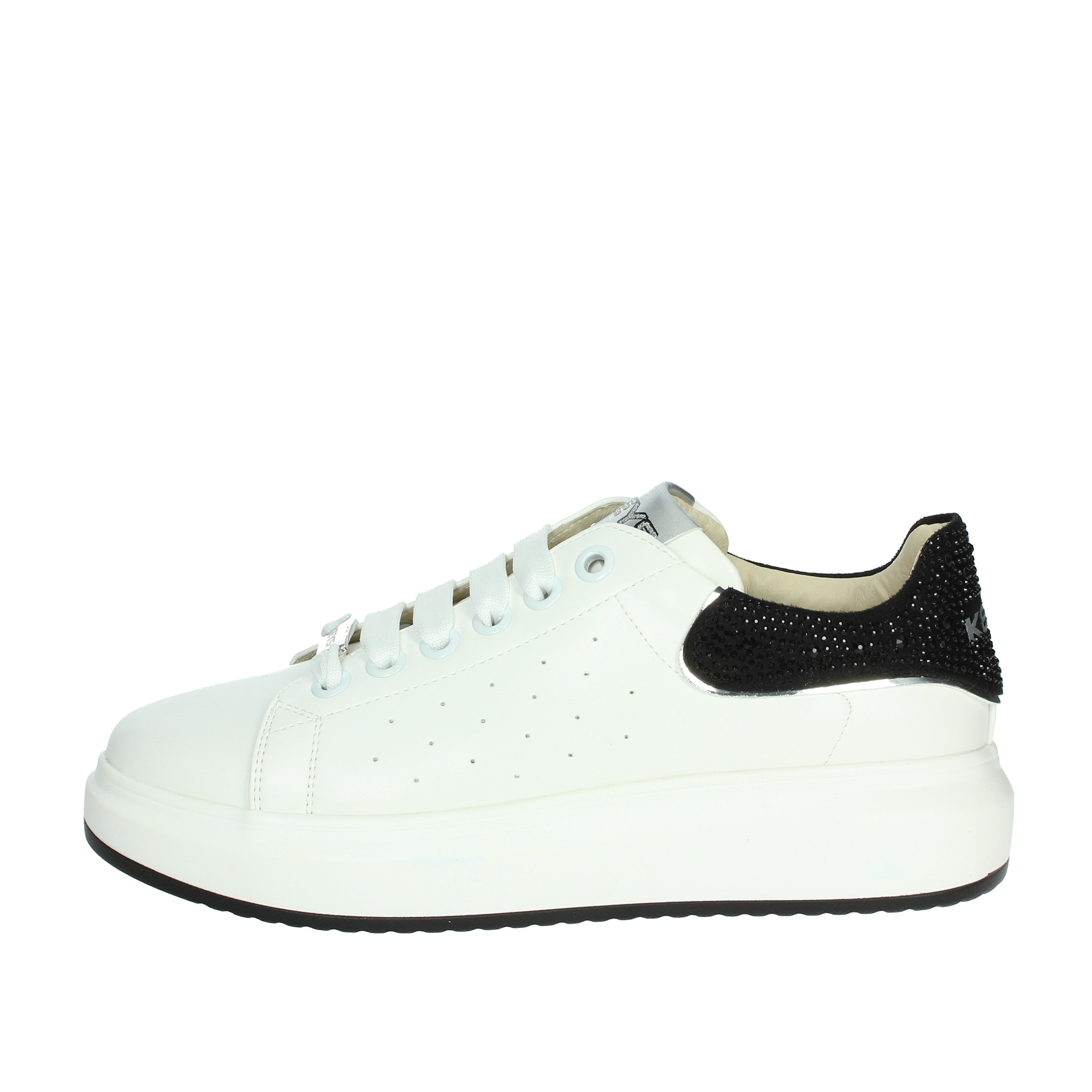 SNEAKERS BASSA K-9000 BIANCO/NERO