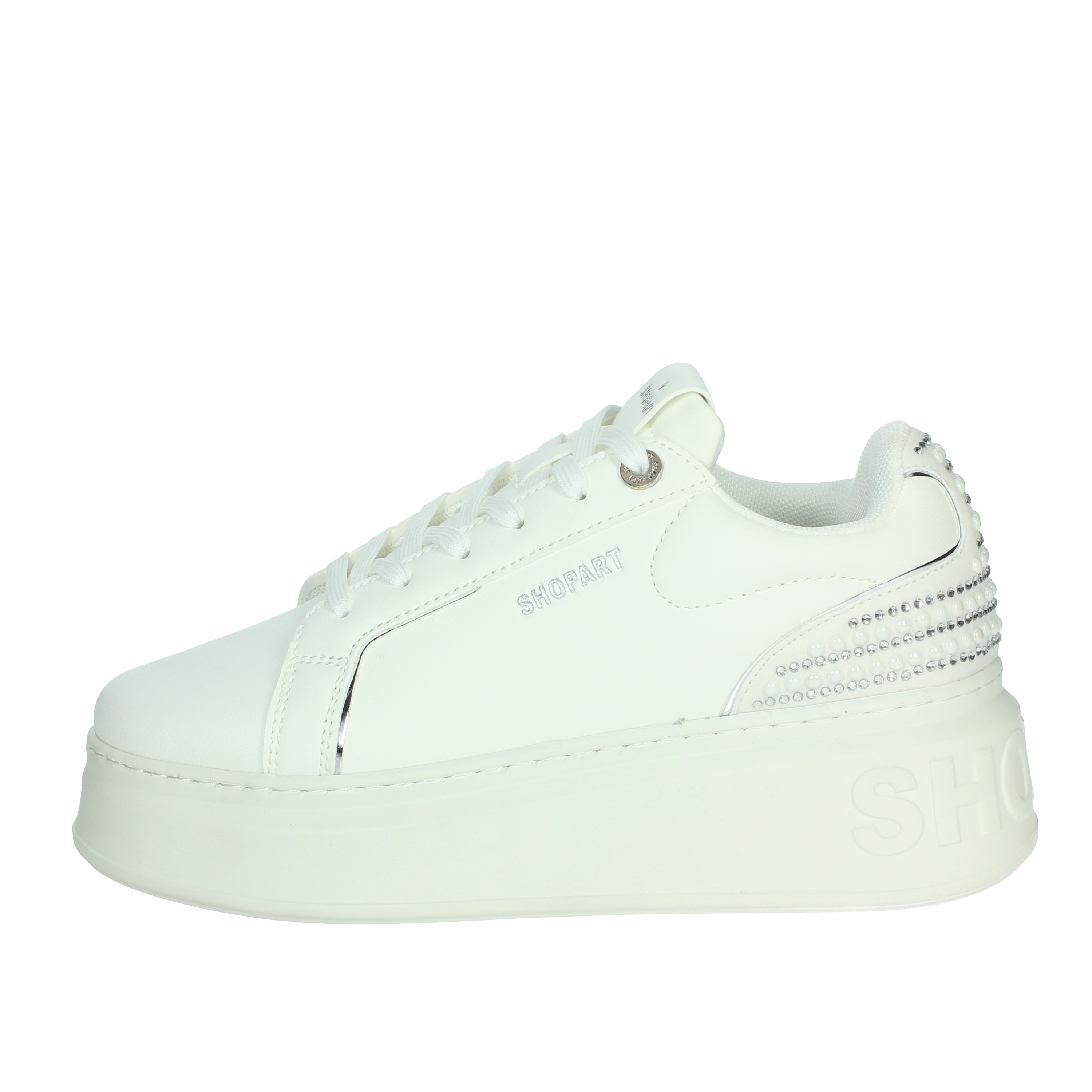 SNEAKERS BASSA SASS240720 BIANCO/ARGENTO