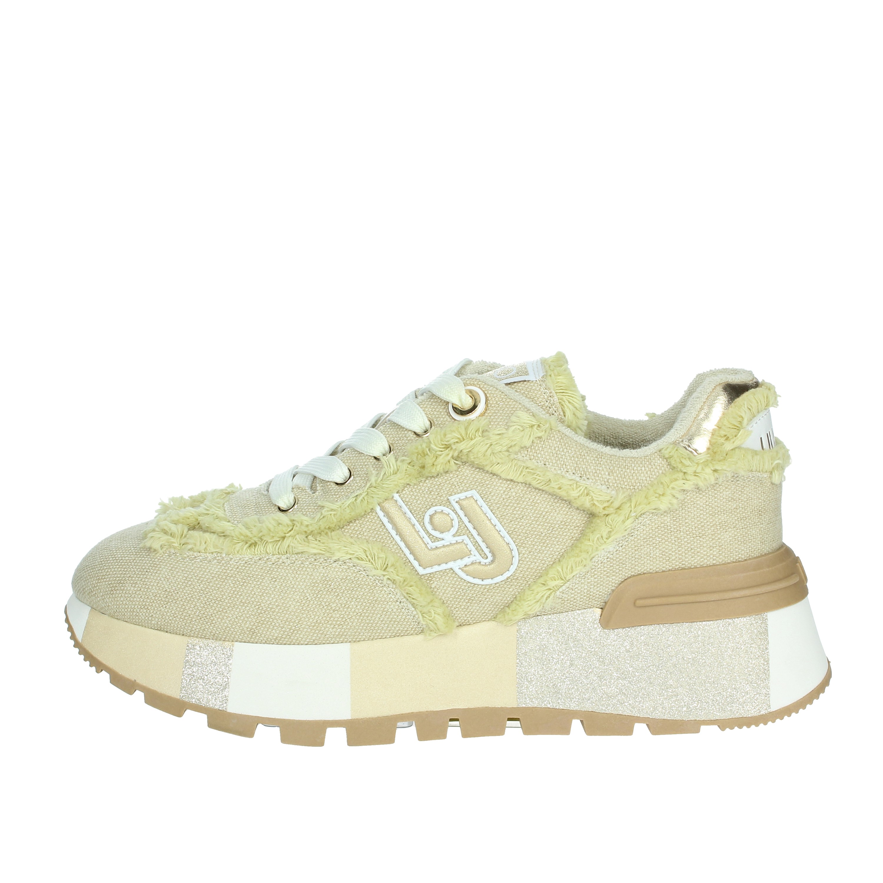 SNEAKERS BASSA BA4009 TX390 BEIGE/ORO