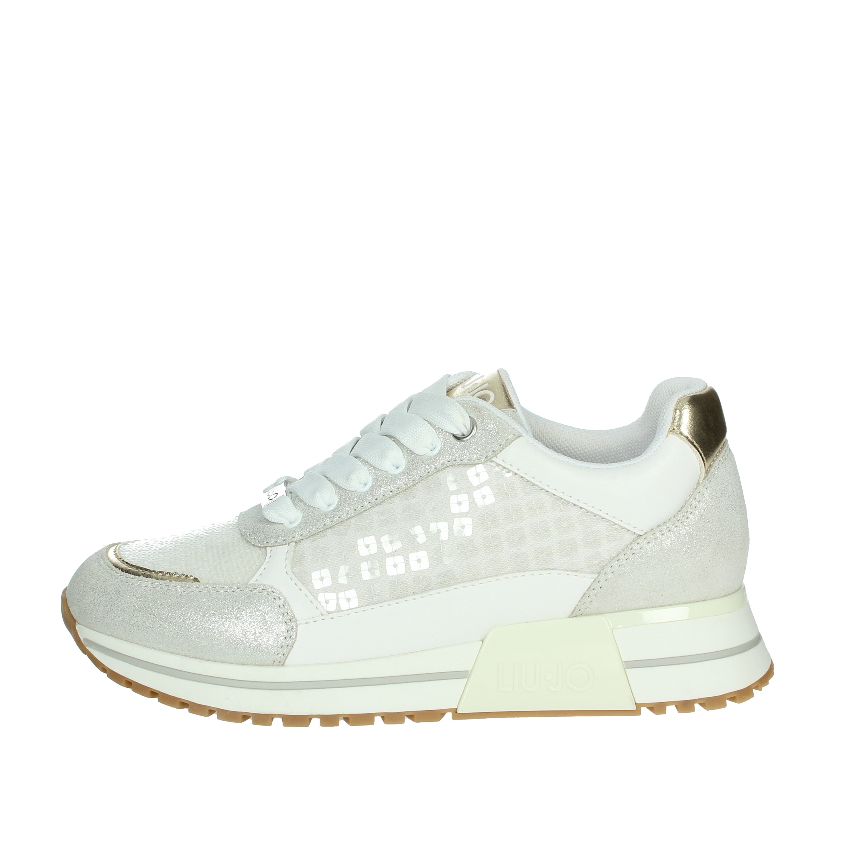 SNEAKERS BASSA BA4077 PX049 BIANCO/ORO