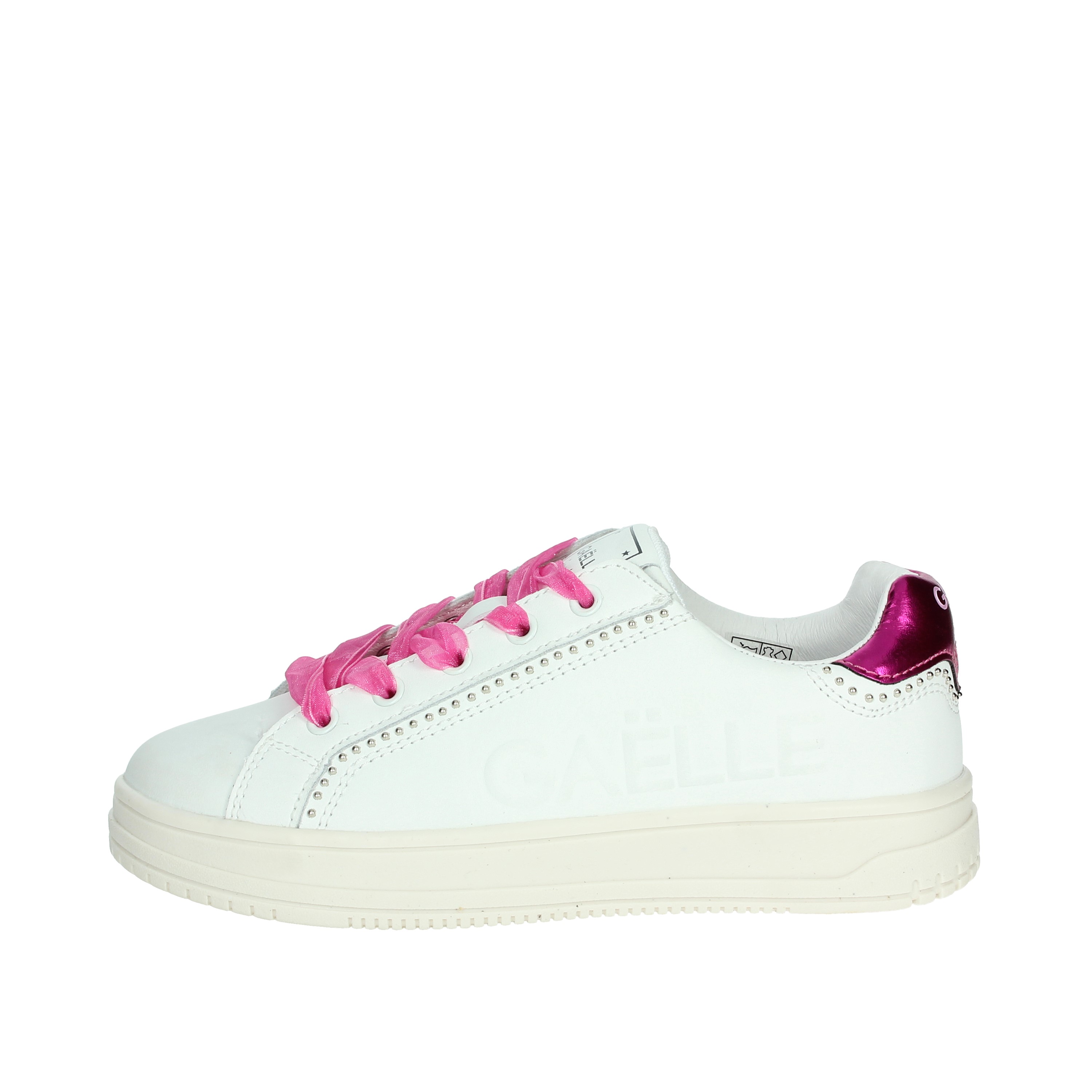 SNEAKERS BASSA GS0014L BIANCO/FUCSIA