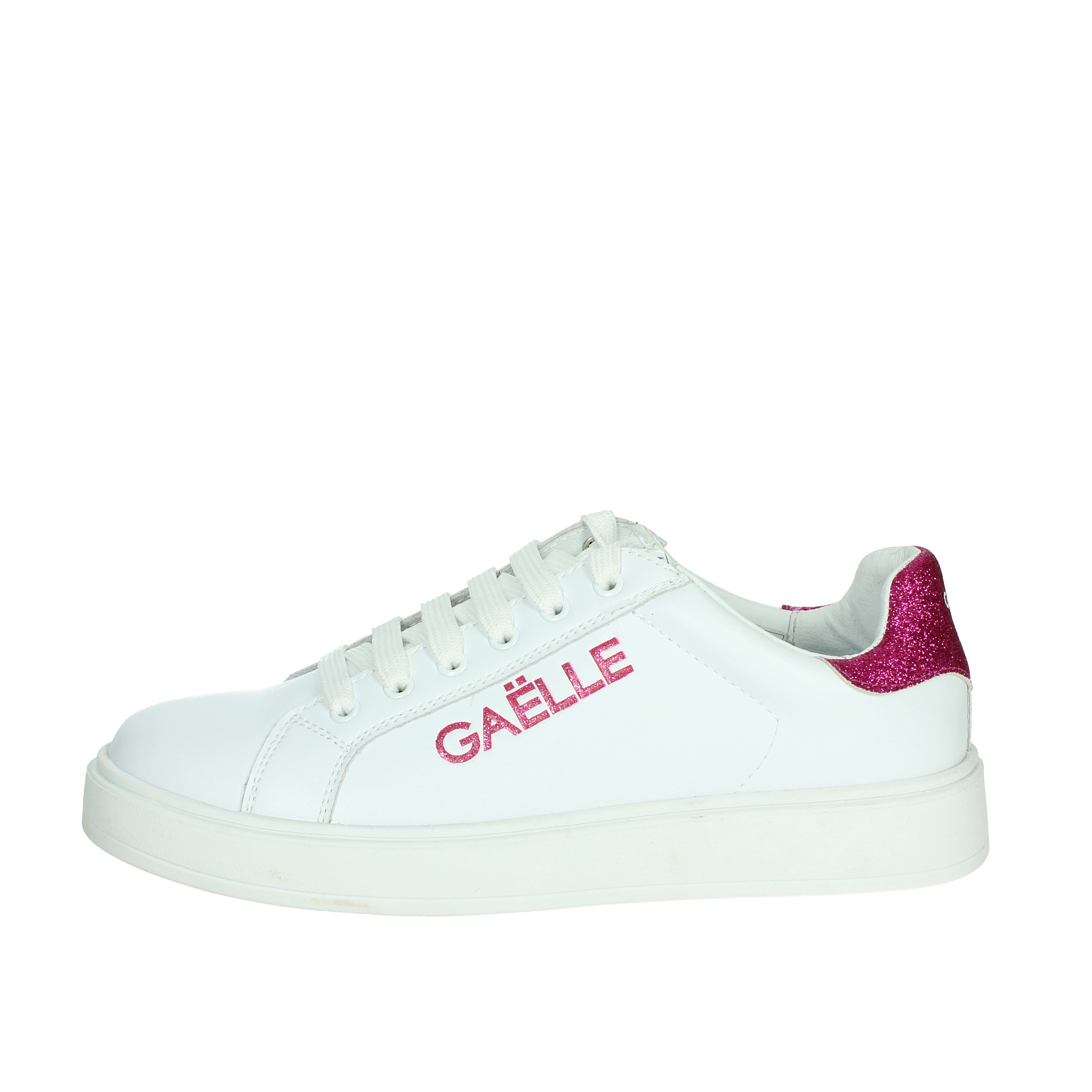 SNEAKERS BASSA GS0026L BIANCO/FUCSIA