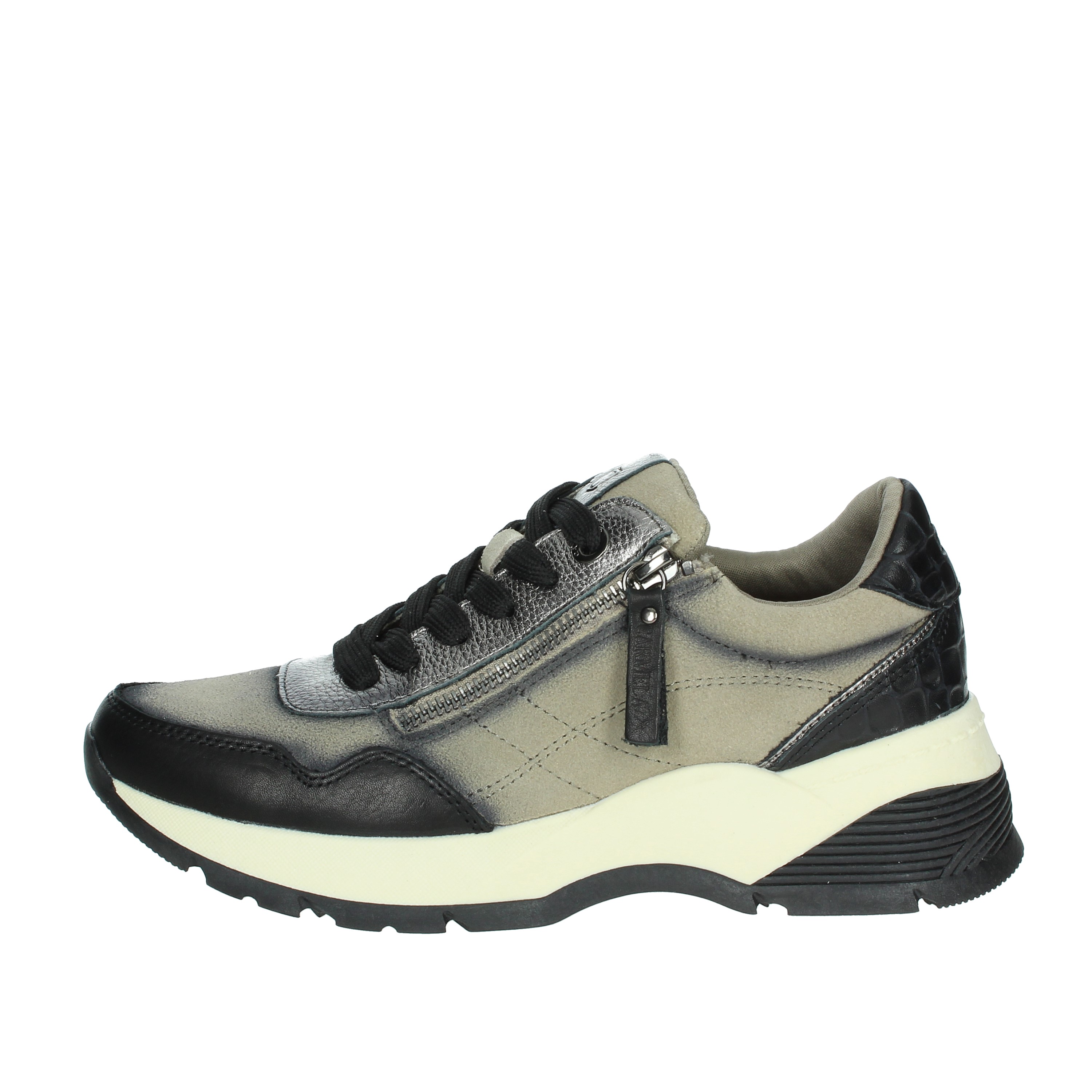 SNEAKERS BASSA 160195 NERO/GRIGIO