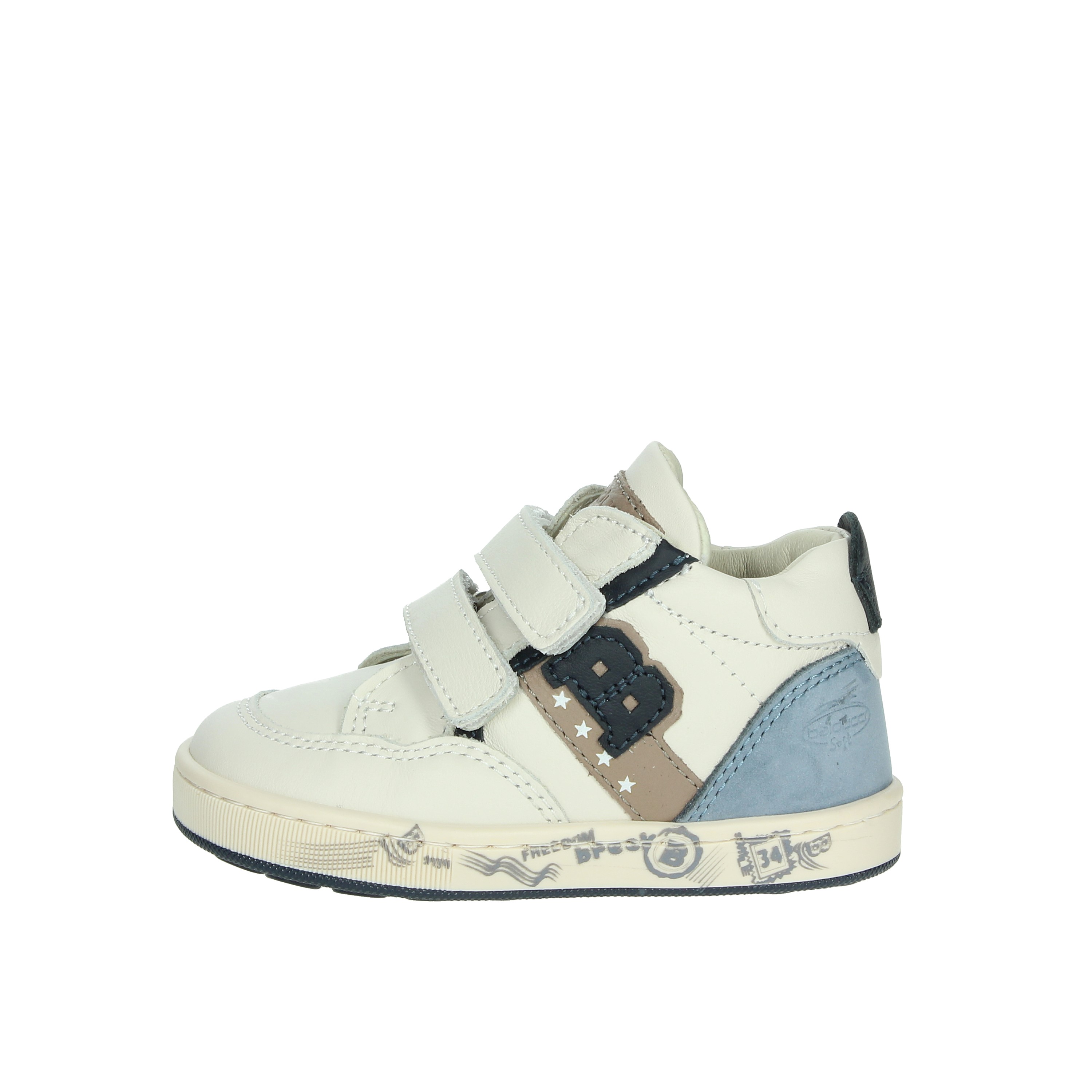 SNEAKERS BASSA CITA6643 BEIGE/BLU