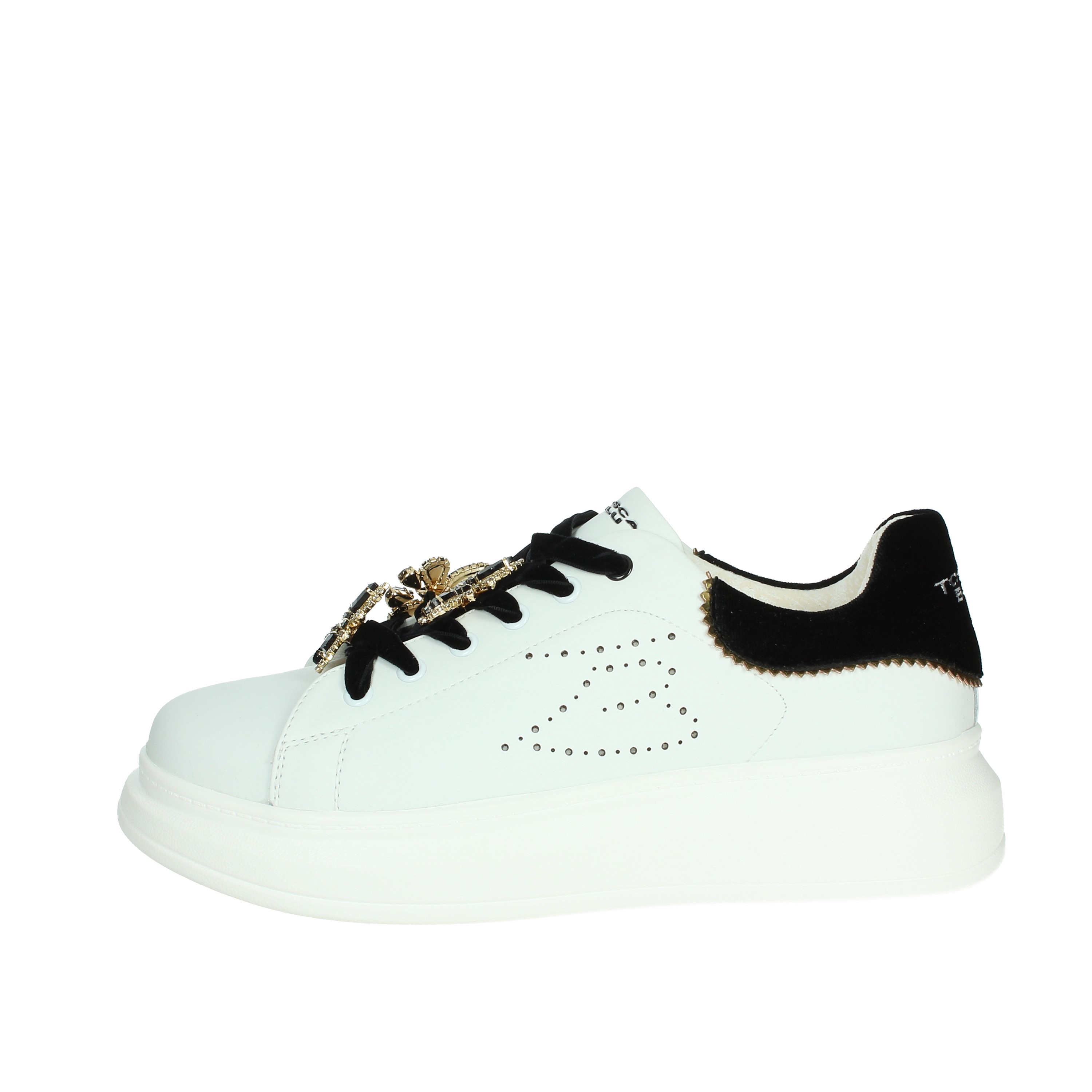 SNEAKERS BASSA SF2401S015 BIANCO/NERO