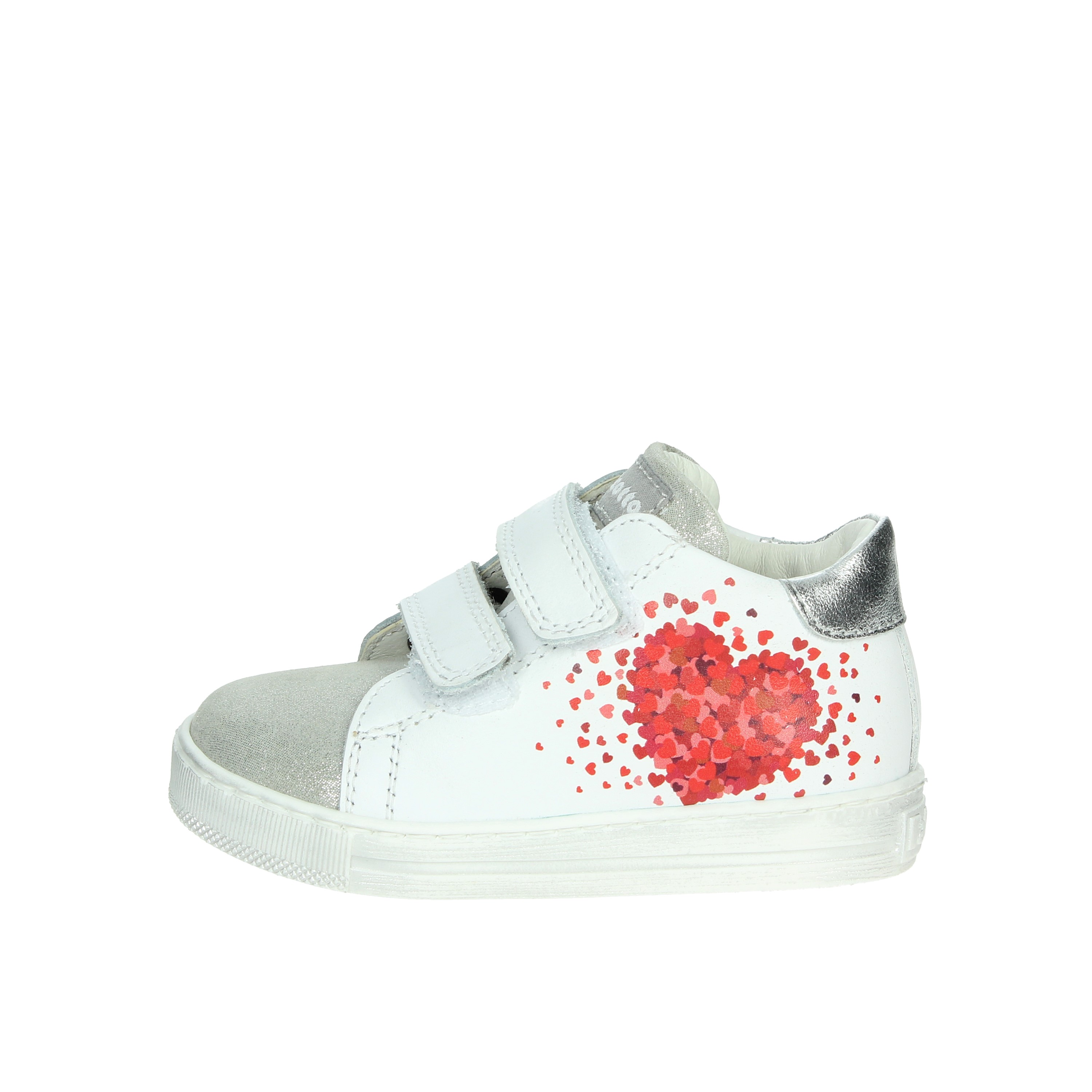 SNEAKERS BASSA 0012018101.02.1N38 BIANCO/ARGENTO