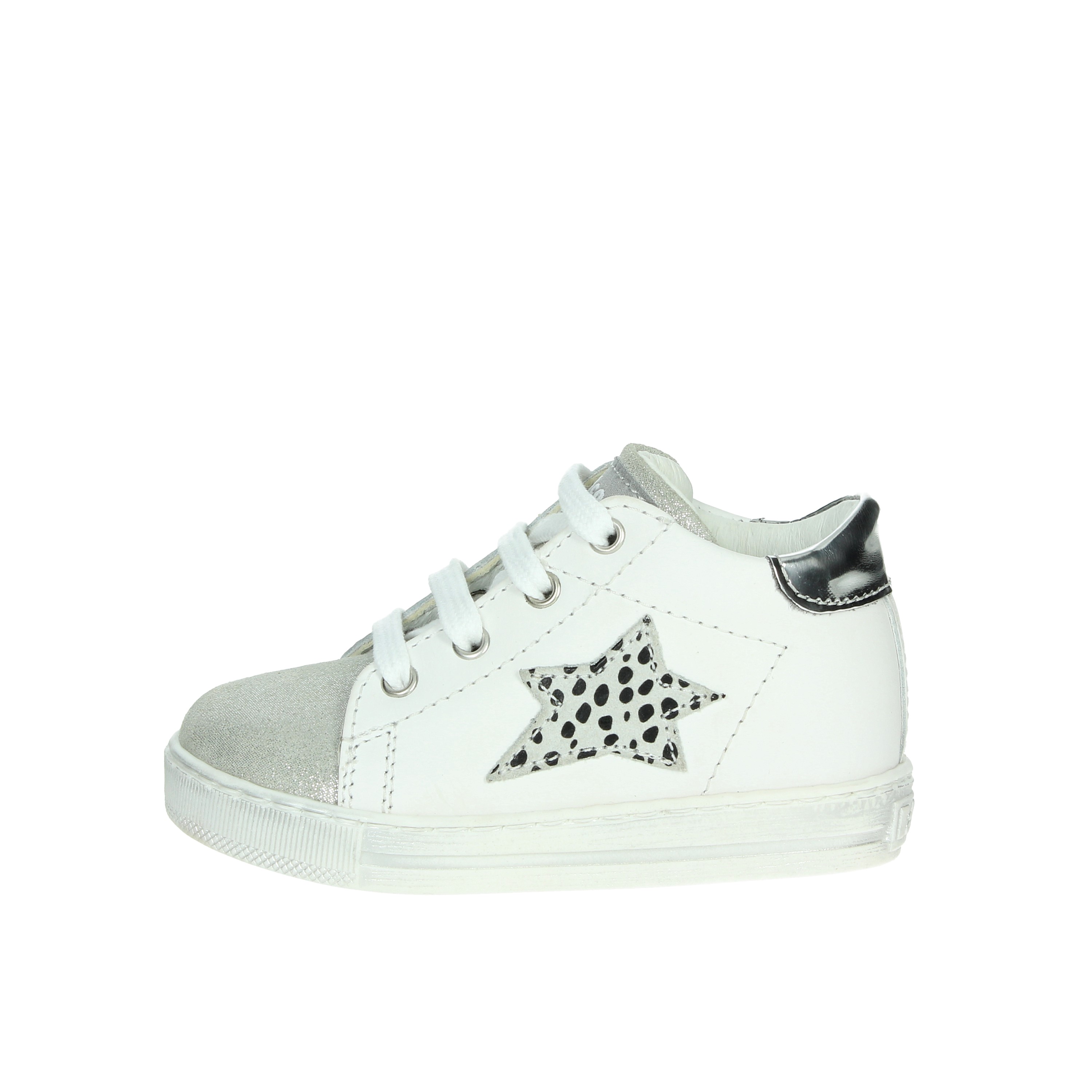 SNEAKERS BASSA 0012015315.58.1N02 BIANCO/ARGENTO