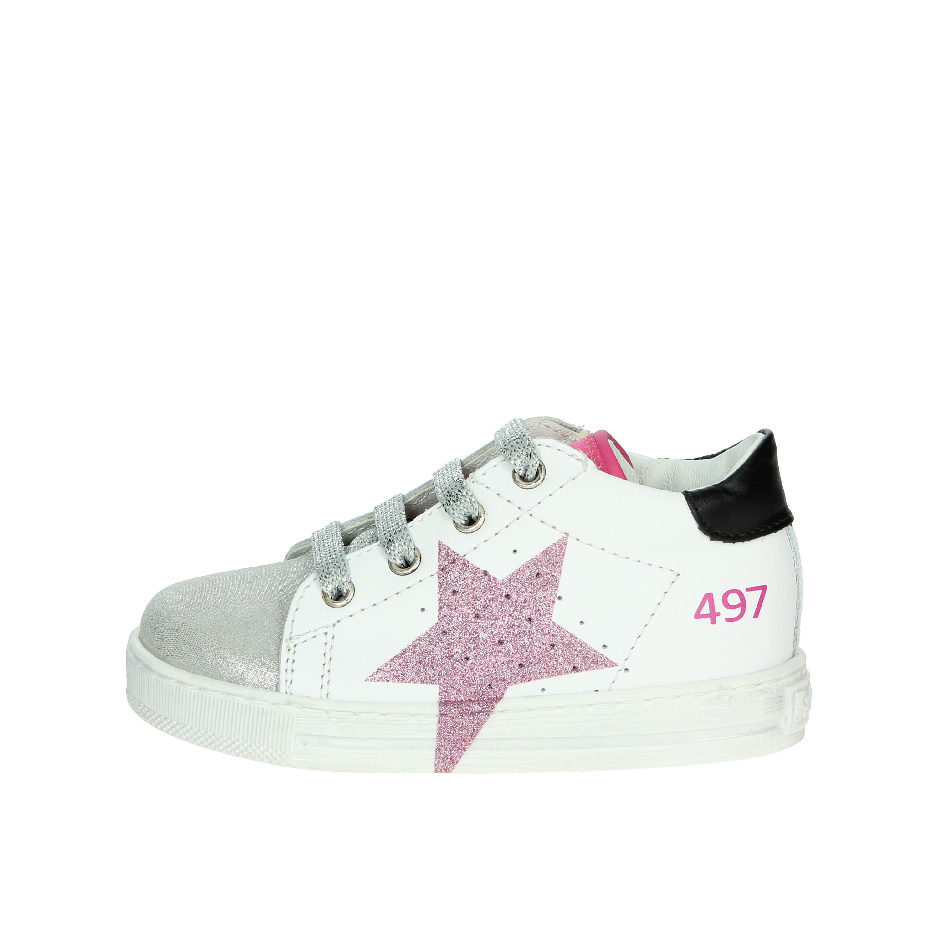 SNEAKERS BASSA 0012015331.16.1N77 BIANCO/ARGENTO