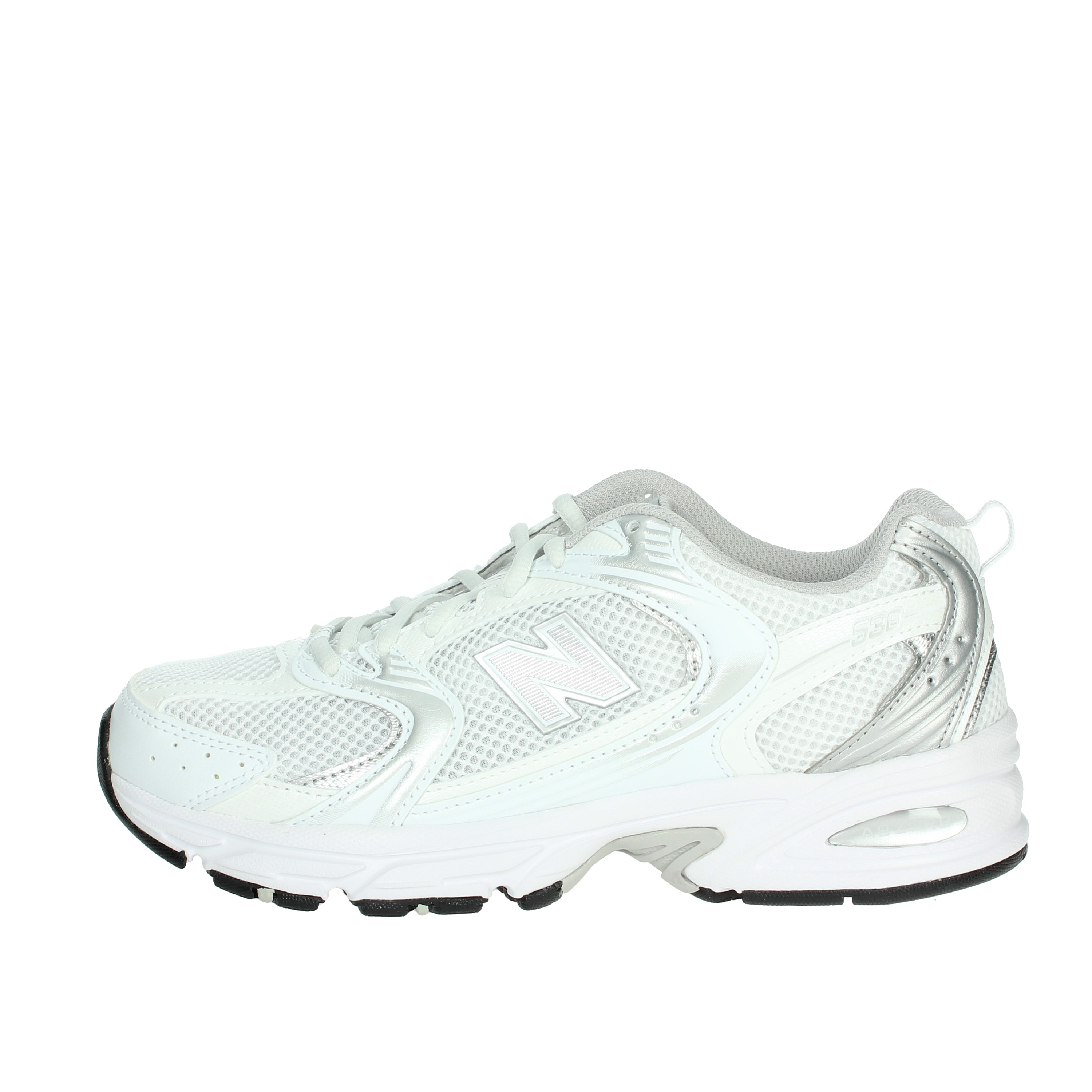 SNEAKERS BASSA MR530EMA BIANCO/ARGENTO