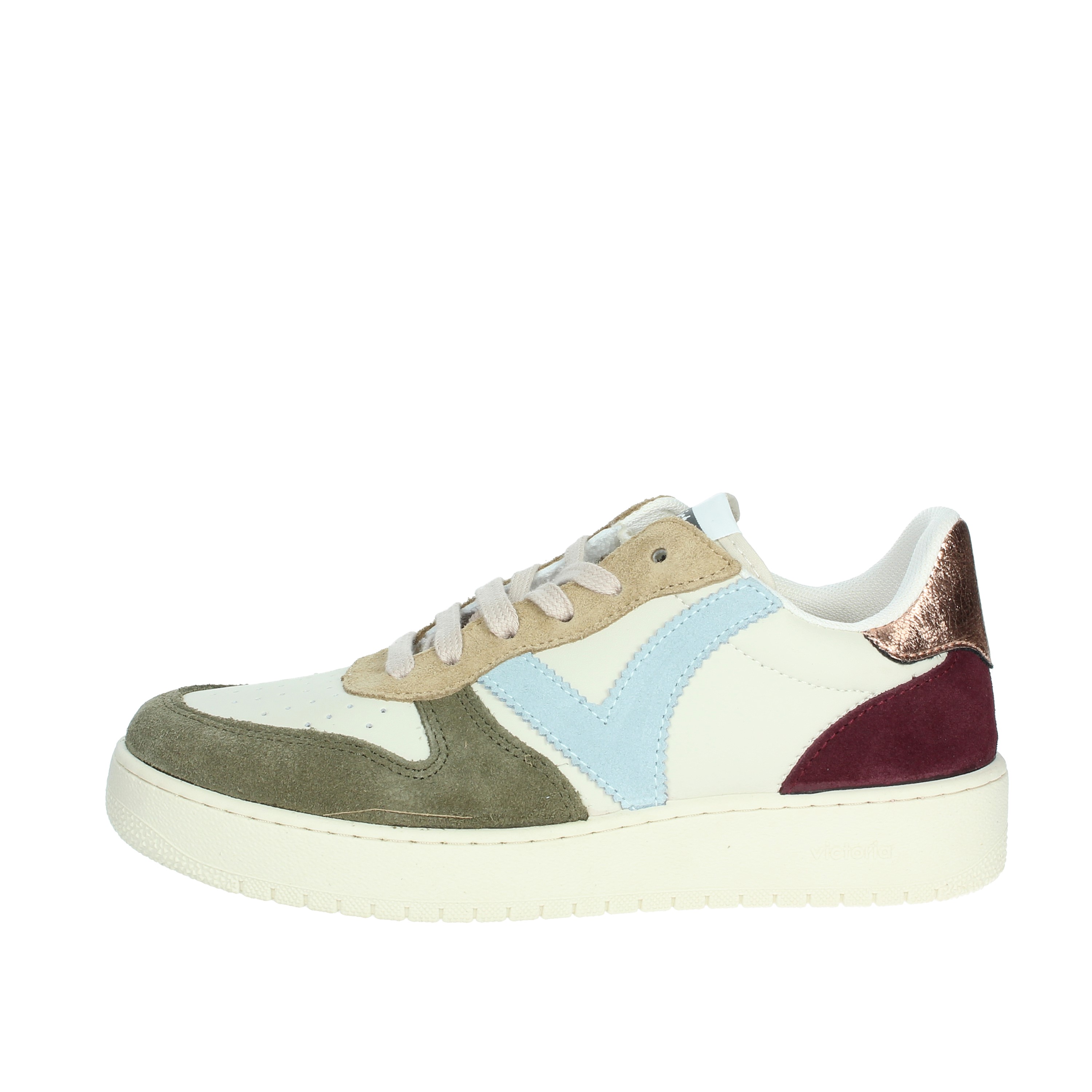 SNEAKERS BASSA 1258240 BEIGE/VERDE